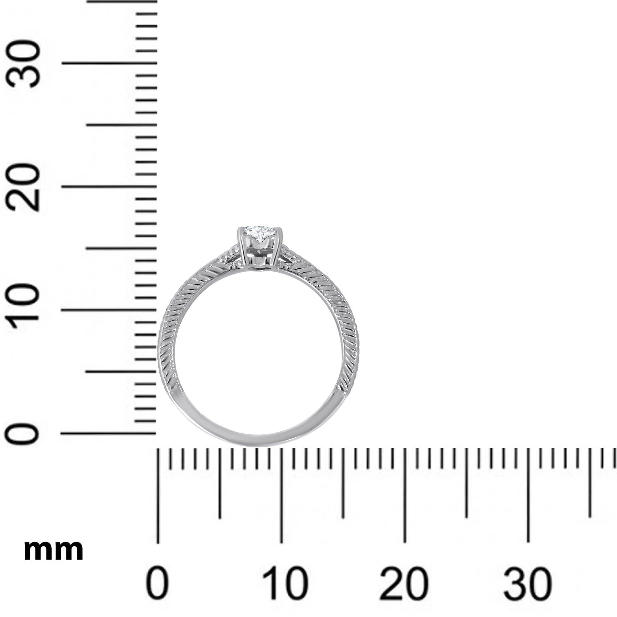 Shimmering Love Platinum Ring - Senco Gold and Diamonds