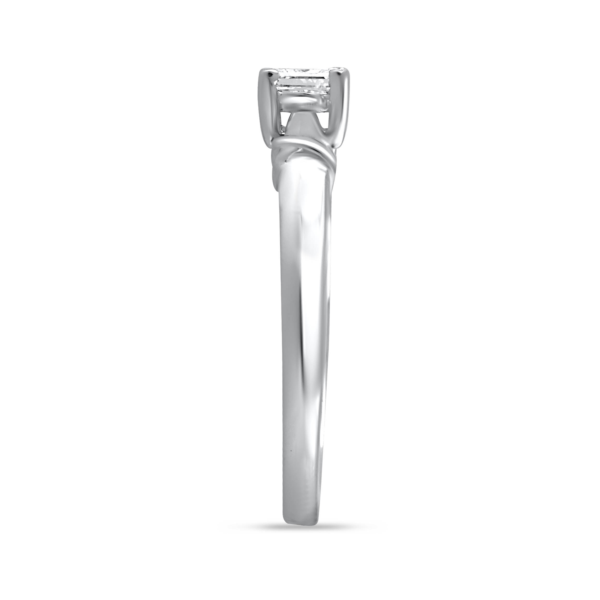 Touch and Pinch Platinum Ring - Senco Gold and Diamonds