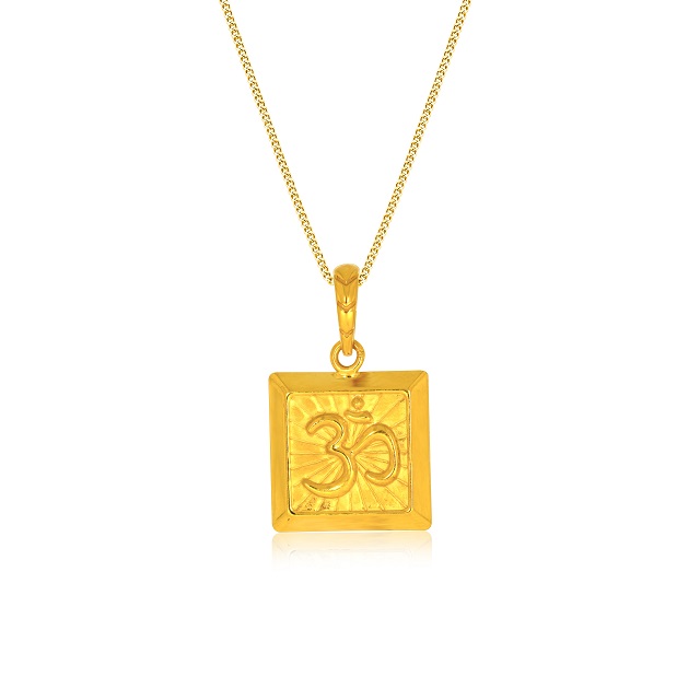 Divine Lordship Gold Pendant - Senco Gold and Diamonds