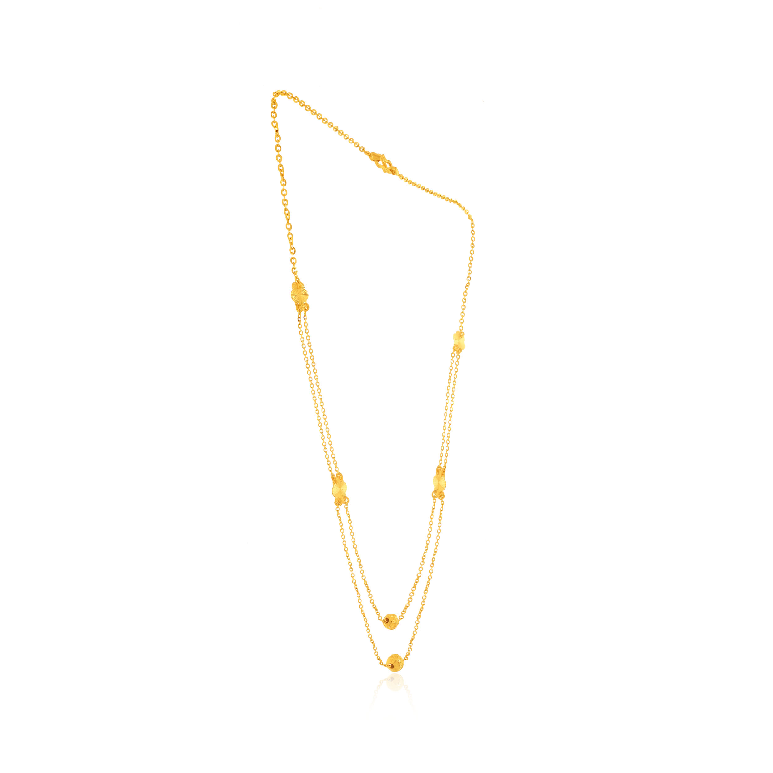 Blossomed Connection Gold Chain - Senco Gold and Diamonds