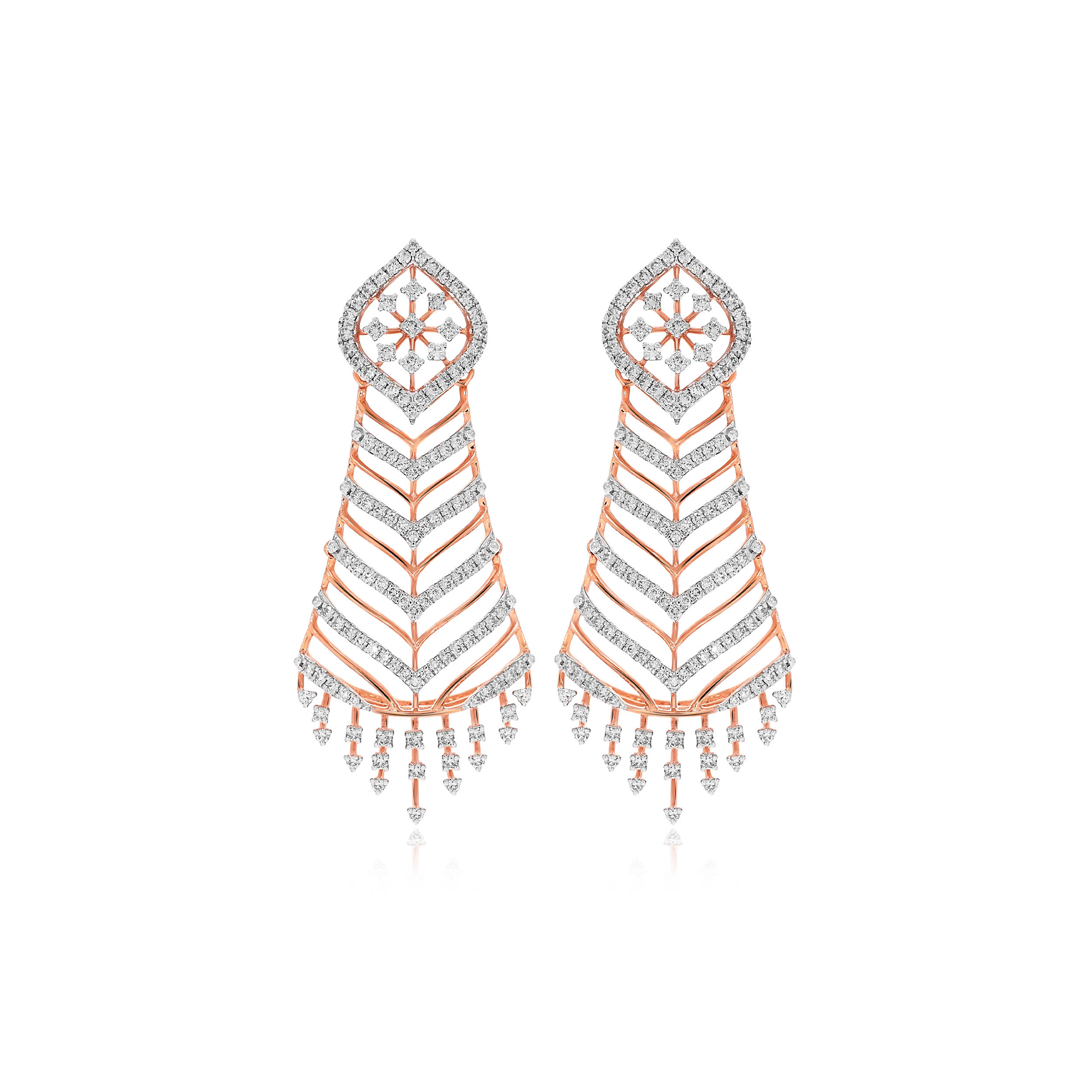 Galaxy Brilliance Diamond Earrings - Senco Gold and Diamonds