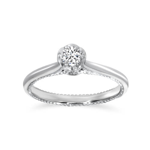 Burflower Grace Platinum Ring - Senco Gold and Diamonds