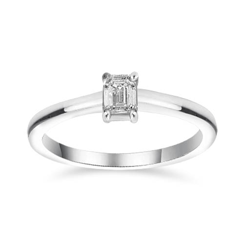 Square of Shine Platinum Ring - Senco Gold and Diamonds
