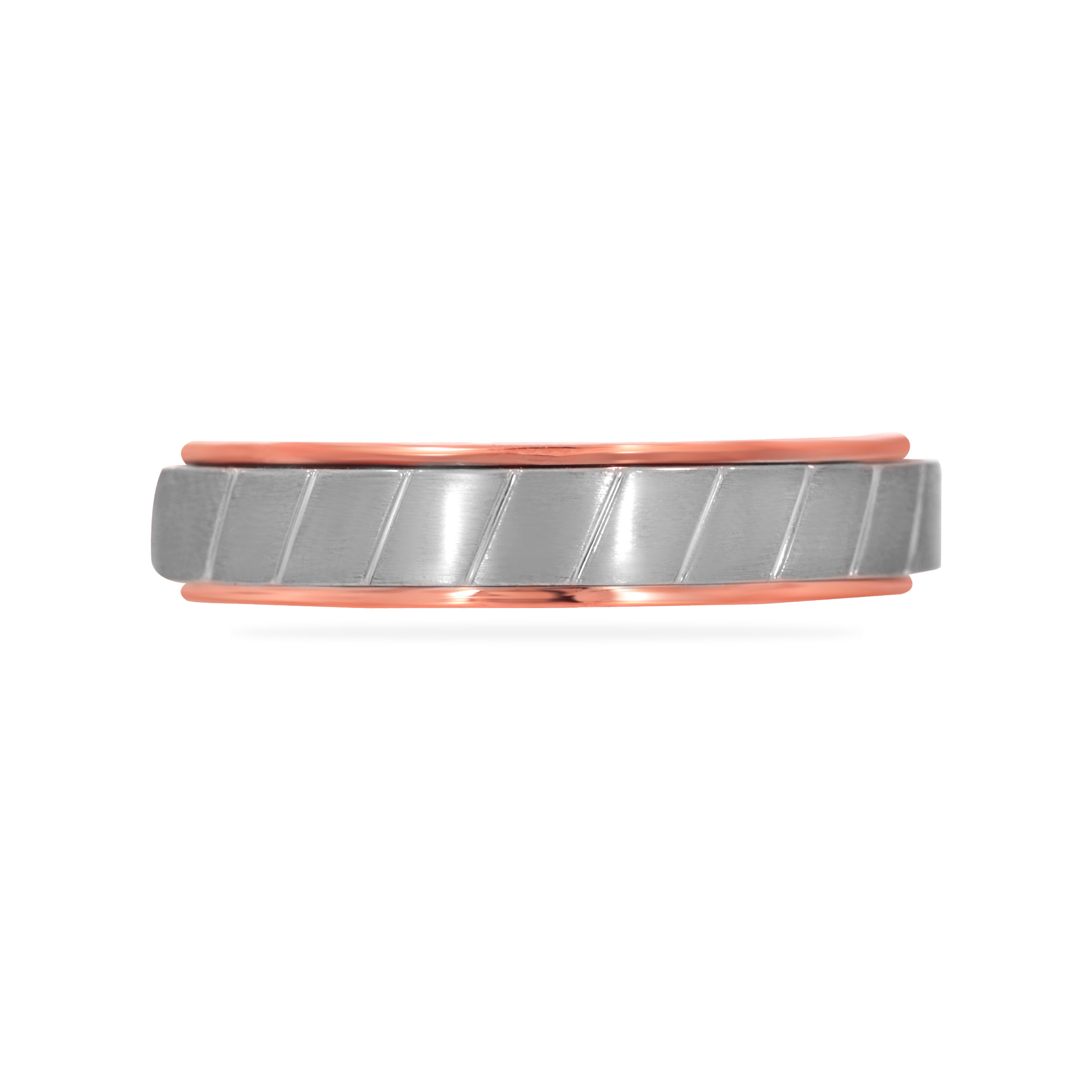  Route of Beauty Platinum Band Ring - Senco Gold and Diamonds