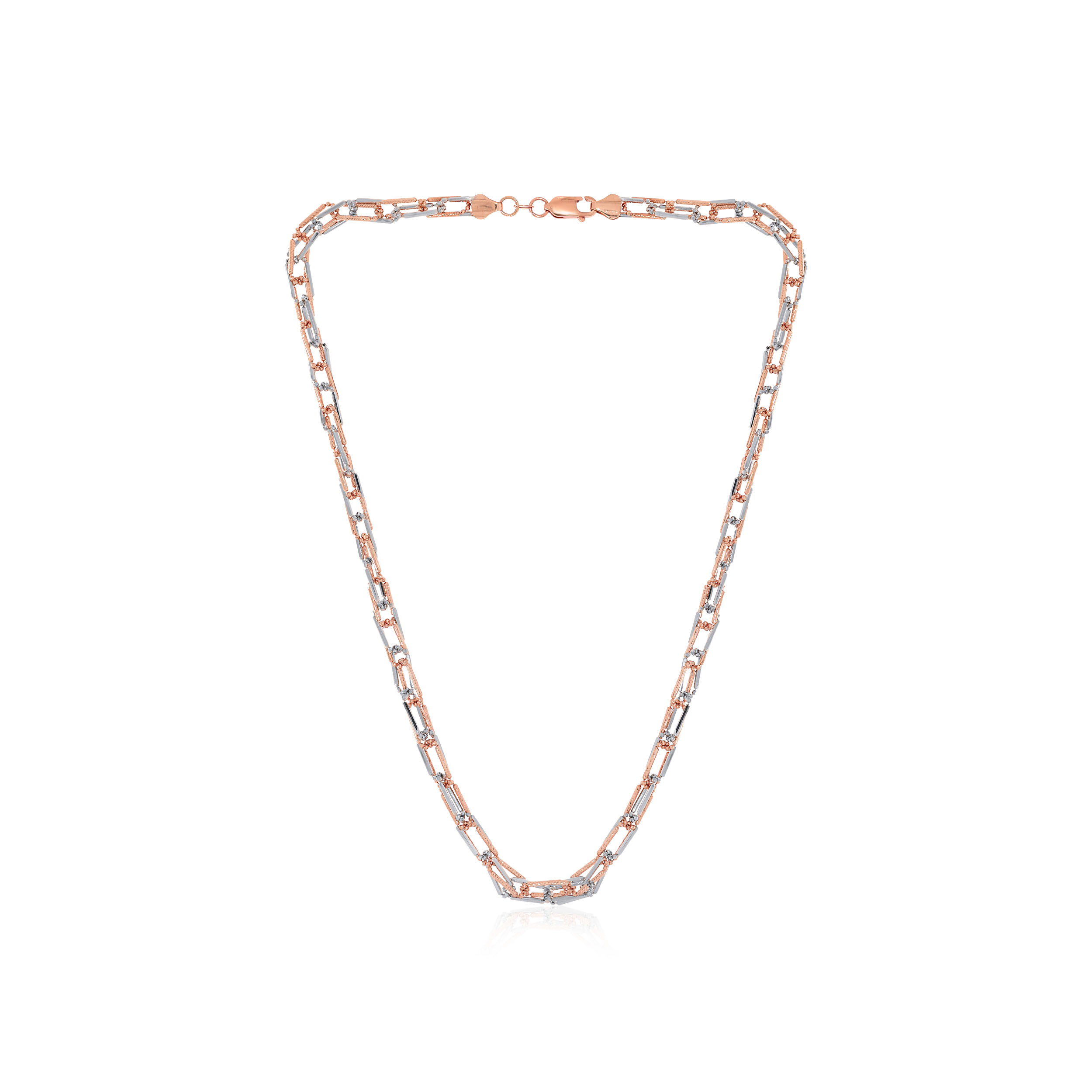 Versatile Overlaps Unisex Gold Chain - Senco Gold and Diamonds