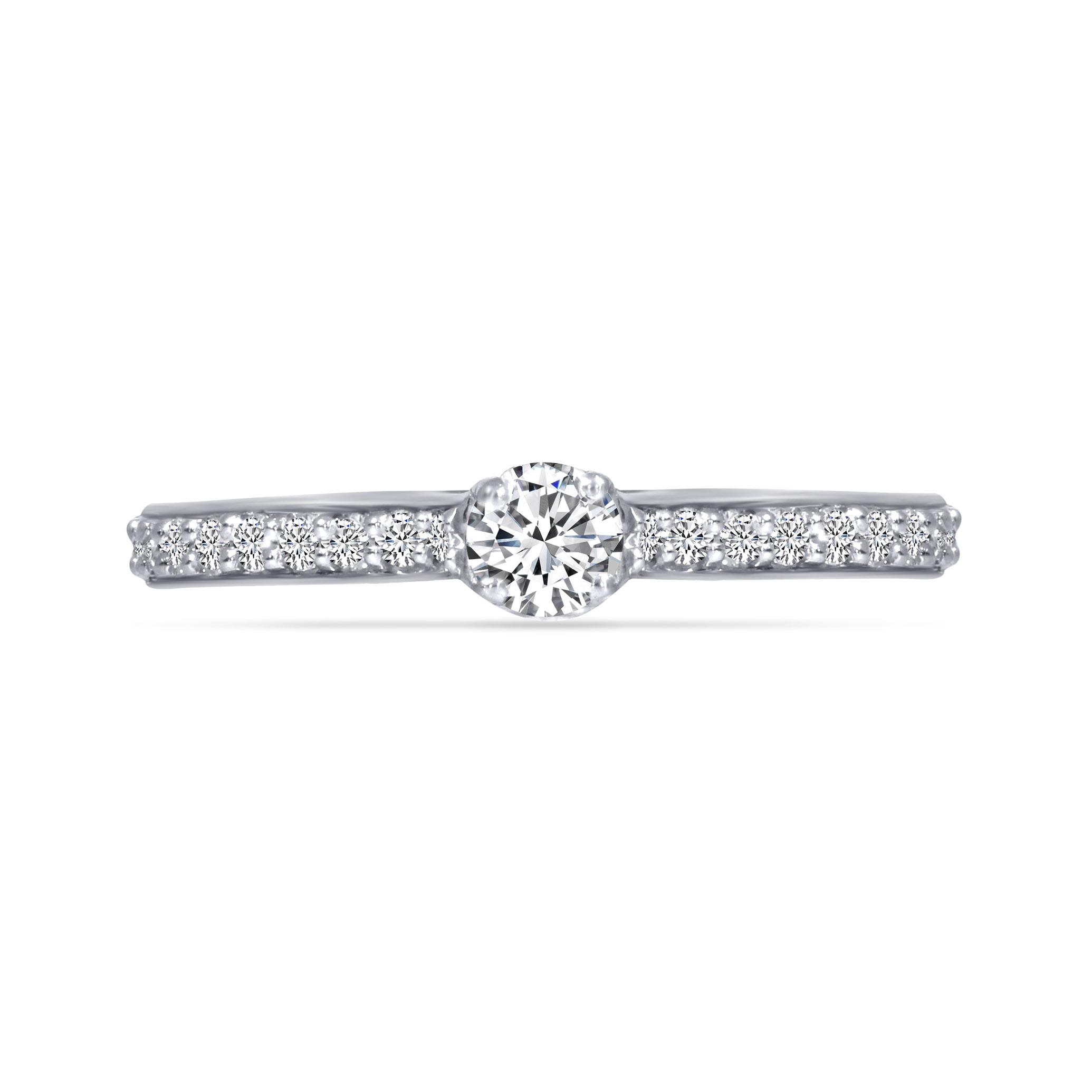 Princess Aura  Platinum Ring - Senco Gold and Diamonds