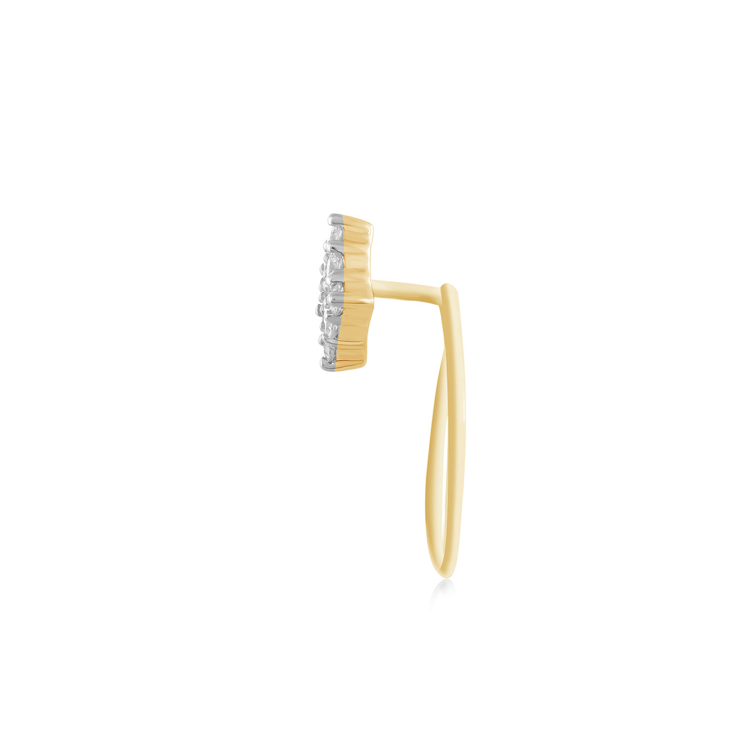 Poise of Beauty Diamond Nose Pin - Senco Gold and Diamonds