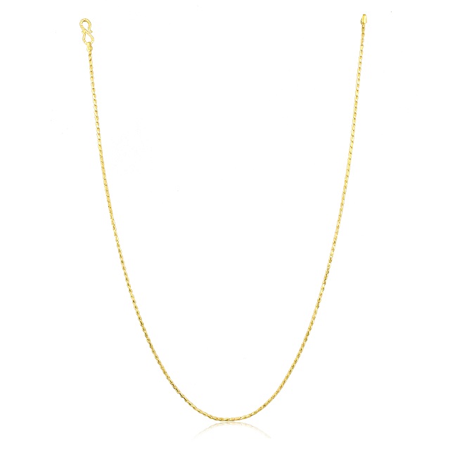 Stylish Art Gold Chain - Senco Gold and Diamonds