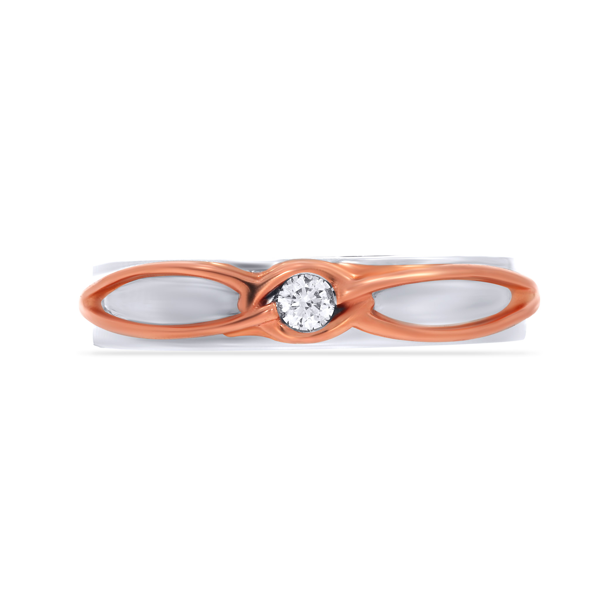 Valiant Vision Men Platinum Band Ring - Senco Gold and Diamonds