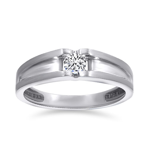 Vigour of Excellence Men's Platinum Ring - Senco Gold and Diamonds