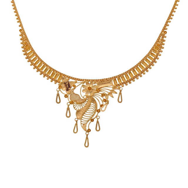 Mesmerizing Bloom Gold Necklace - Senco Gold and Diamonds