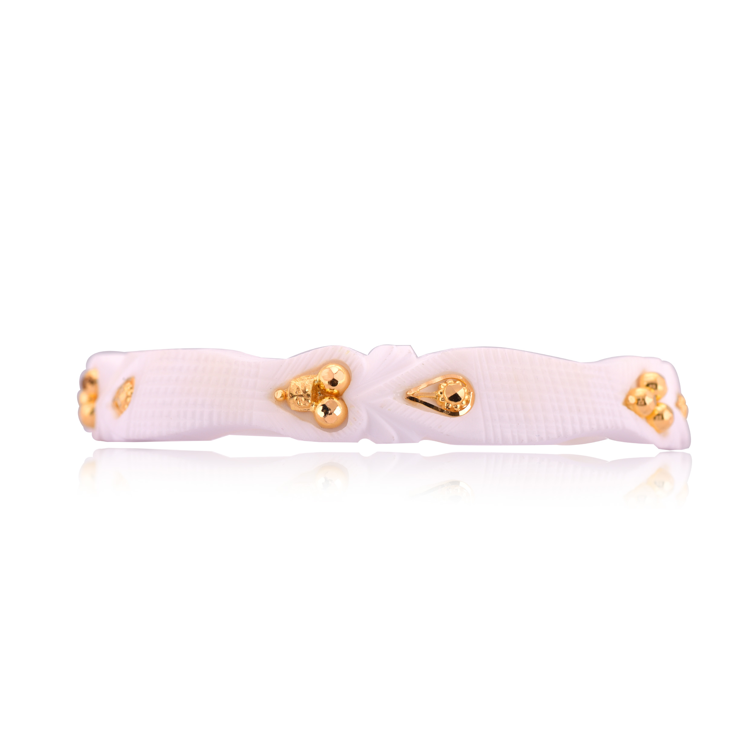 Cute Art Gold Sankha Bangle - Senco Gold and Diamonds