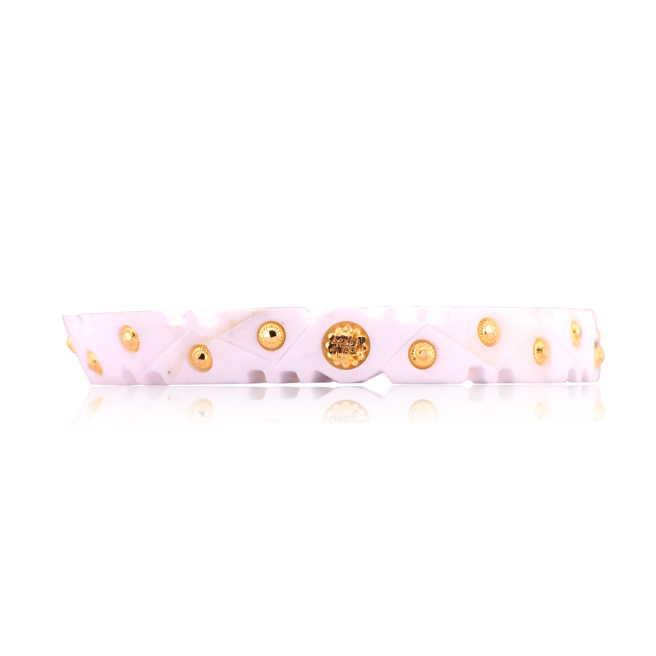 Serene Droplets Gold Sankha - Senco Gold and Diamonds
