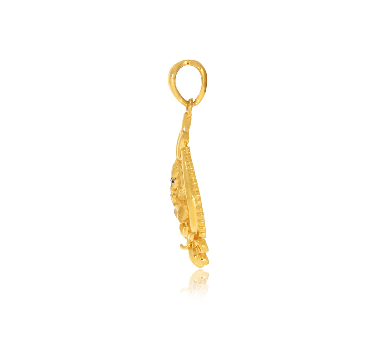 Auspicious Lord Gold Pendant - Senco Gold and Diamonds