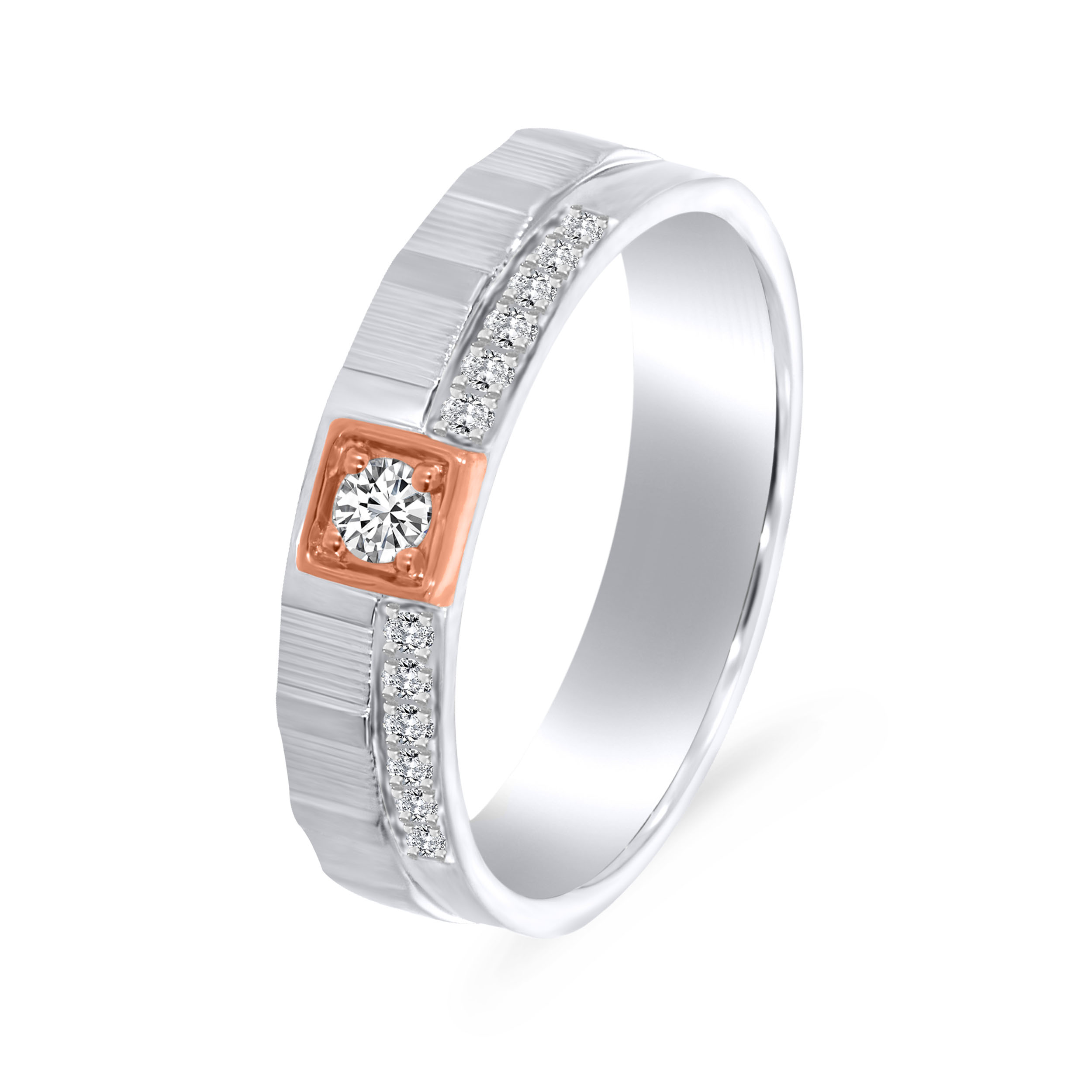 Enthralling Desire Platinum Band Ring - Senco Gold and Diamonds