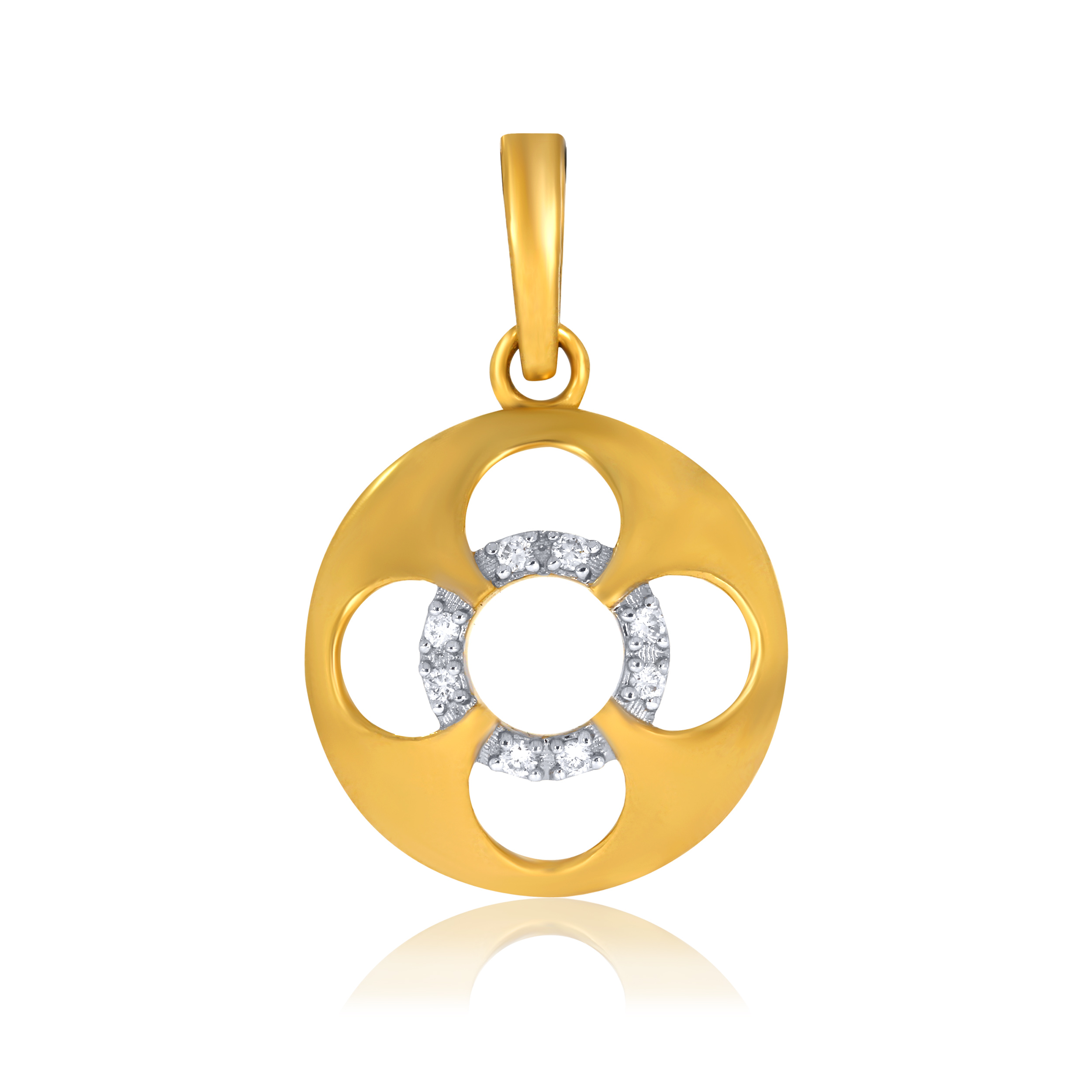 Circlet Bloom Diamond Pendant - Senco Gold and Diamonds