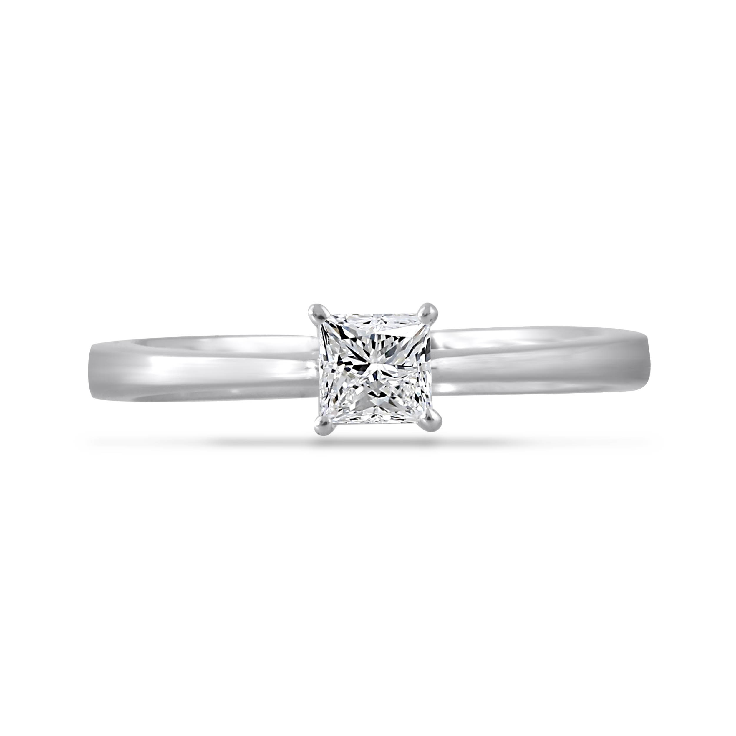 Solo Glistering Platinum Ring - Senco Gold and Diamonds