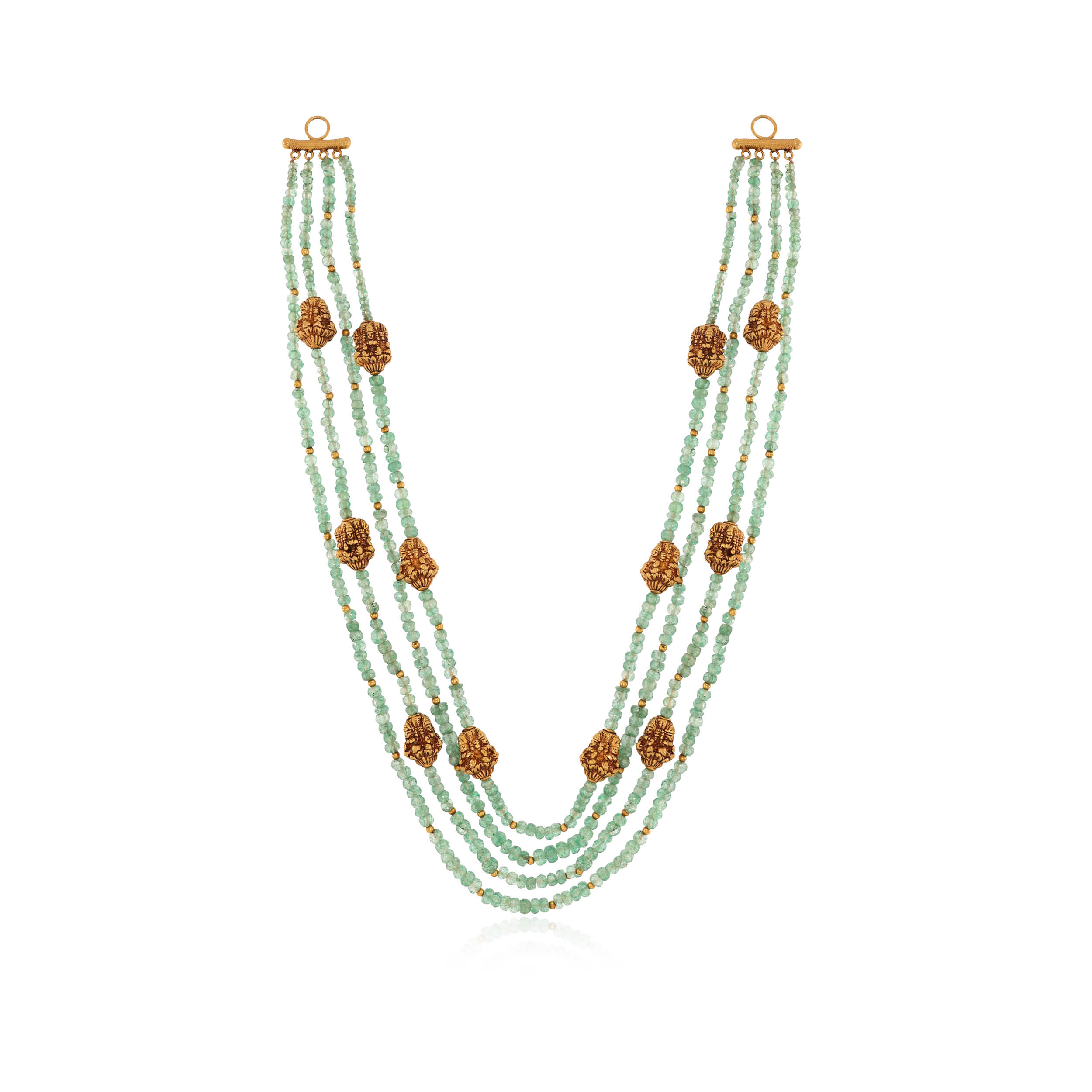 Blessed Treasure Antique Gold Necklace - Senco Gold and Diamonds