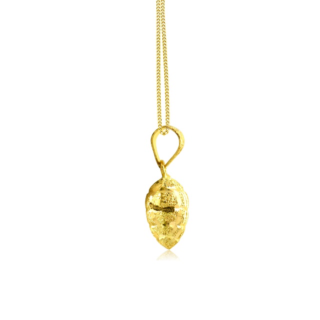Glamorous Heart Gold Pendant - Senco Gold and Diamonds