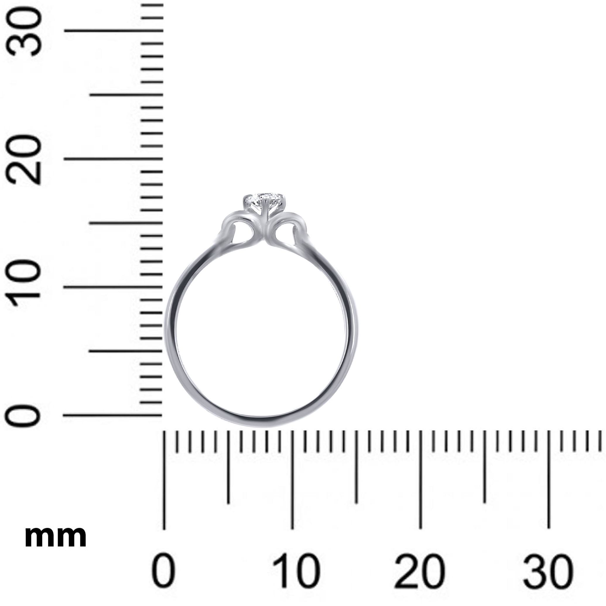 Center of Attraction Platinum Ring - Senco Gold and Diamonds