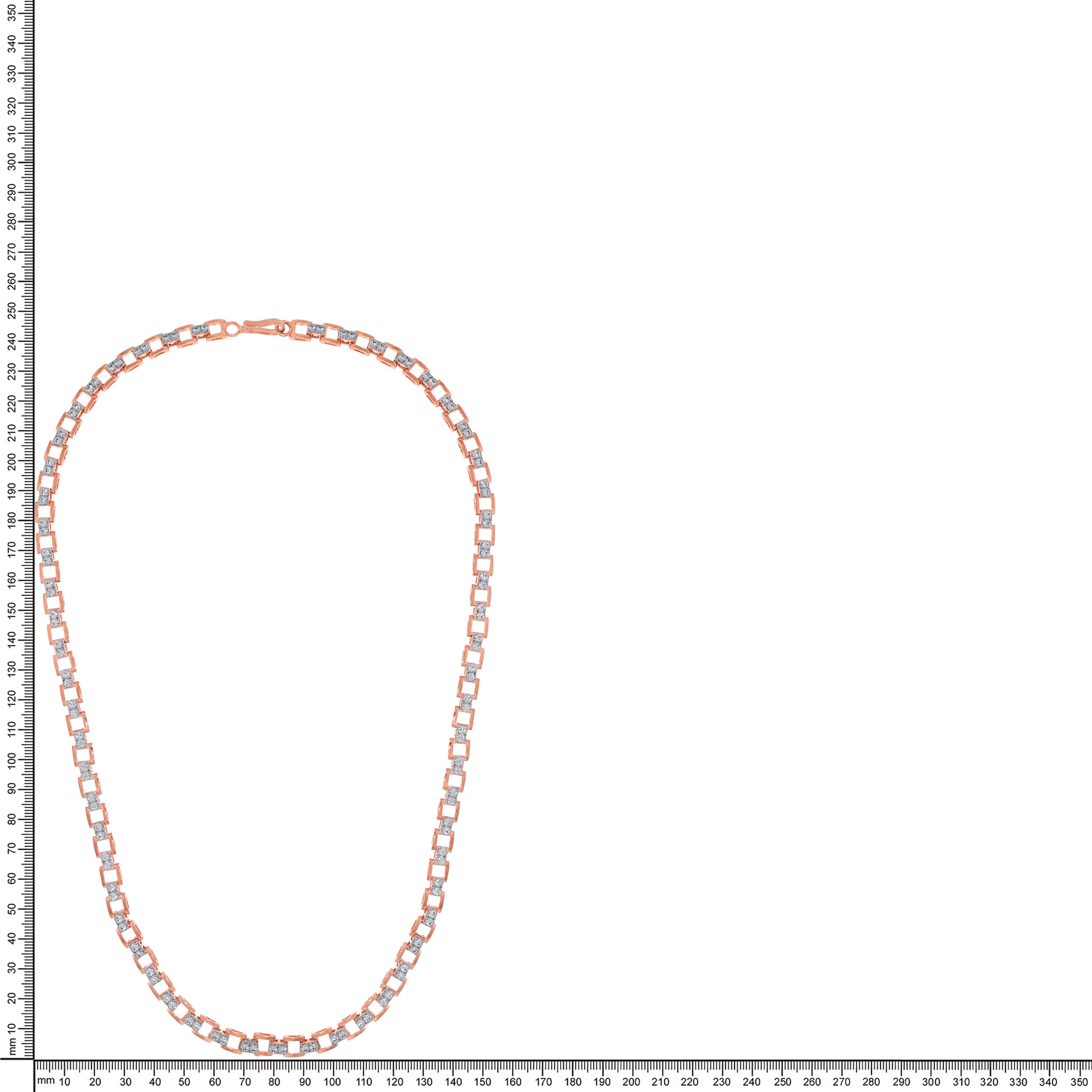 Boxy Brilliance Unisex Diamond Chain - Senco Gold and Diamonds