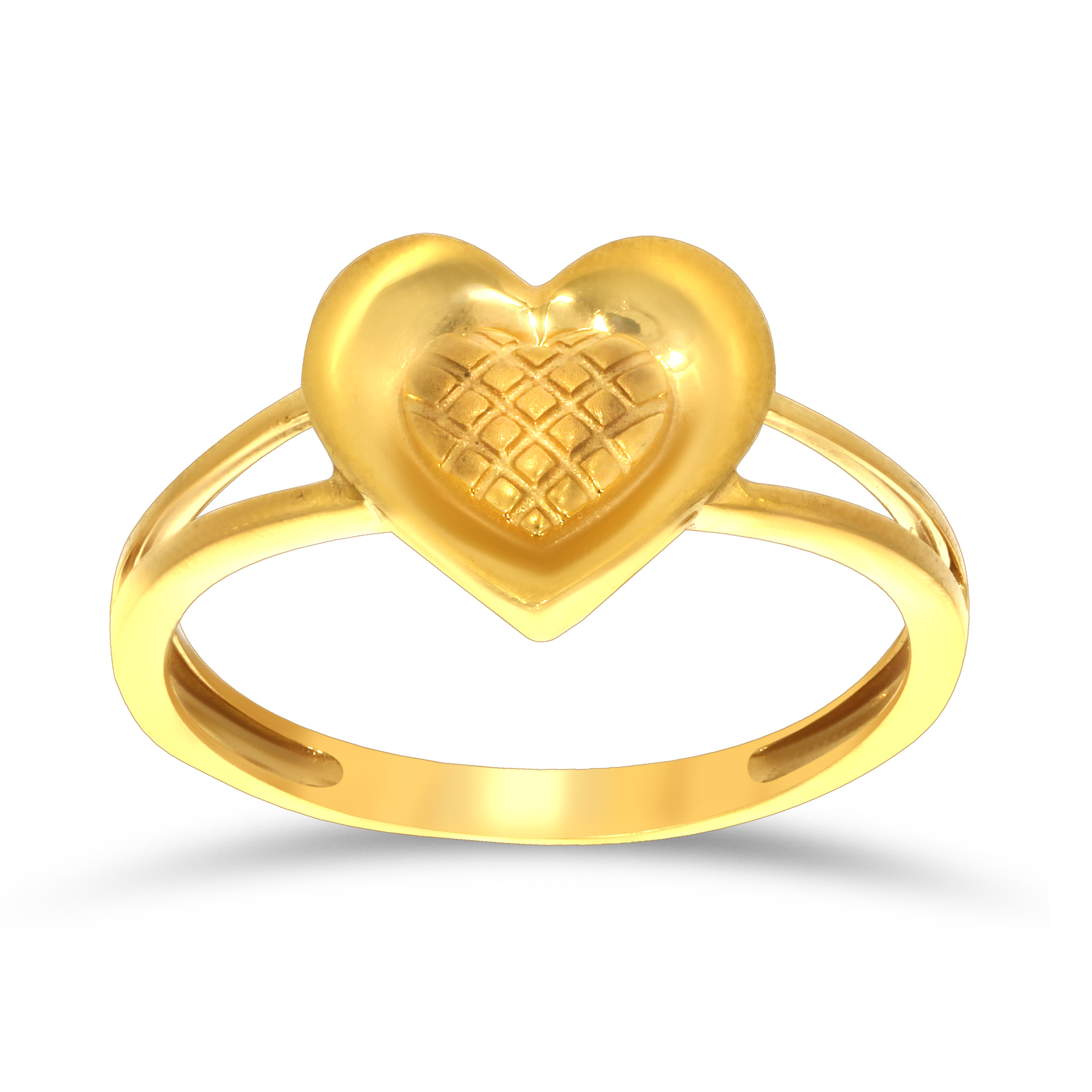 Happy Heart Gold Ring - Senco Gold and Diamonds