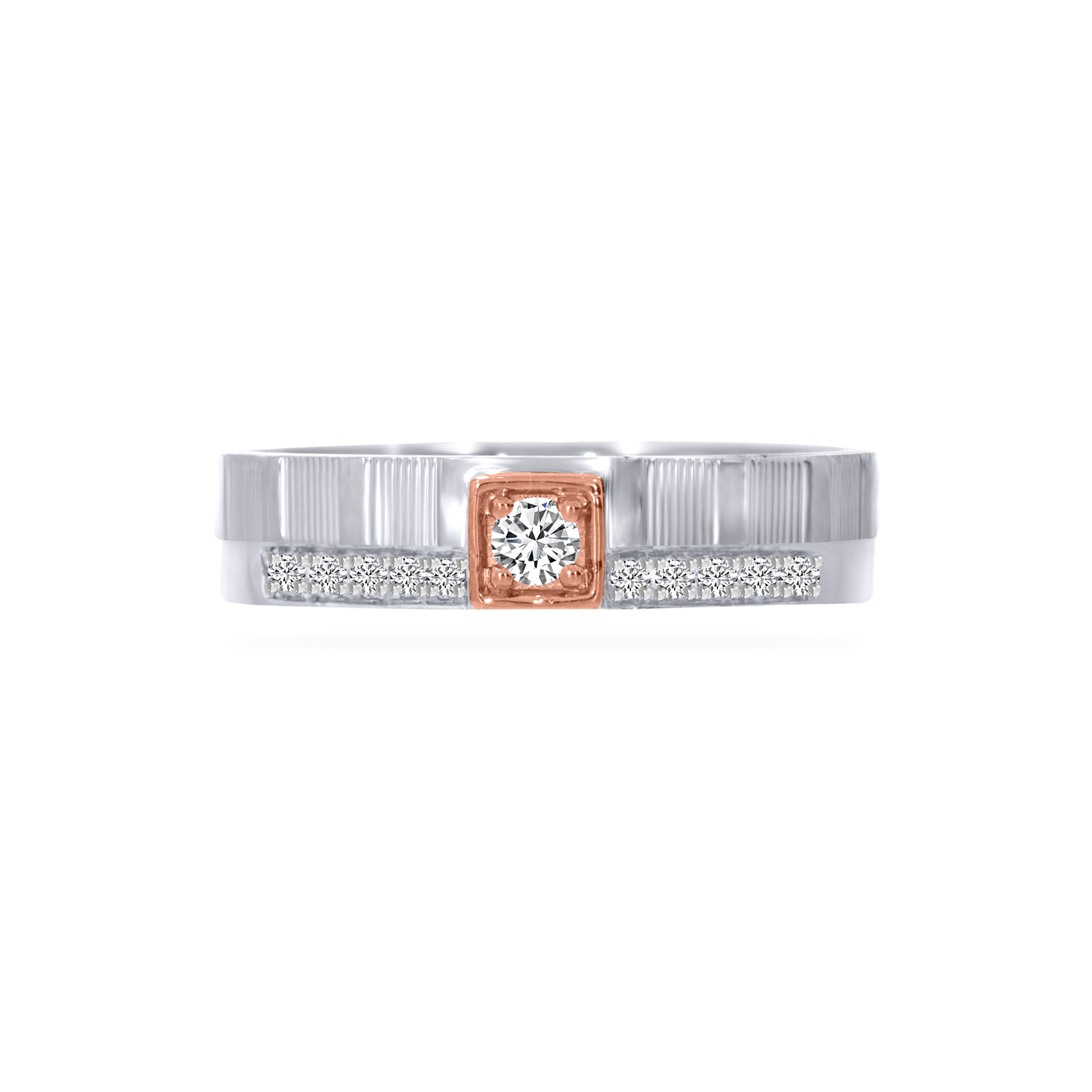 Enthralling Desire Platinum Band Ring - Senco Gold and Diamonds