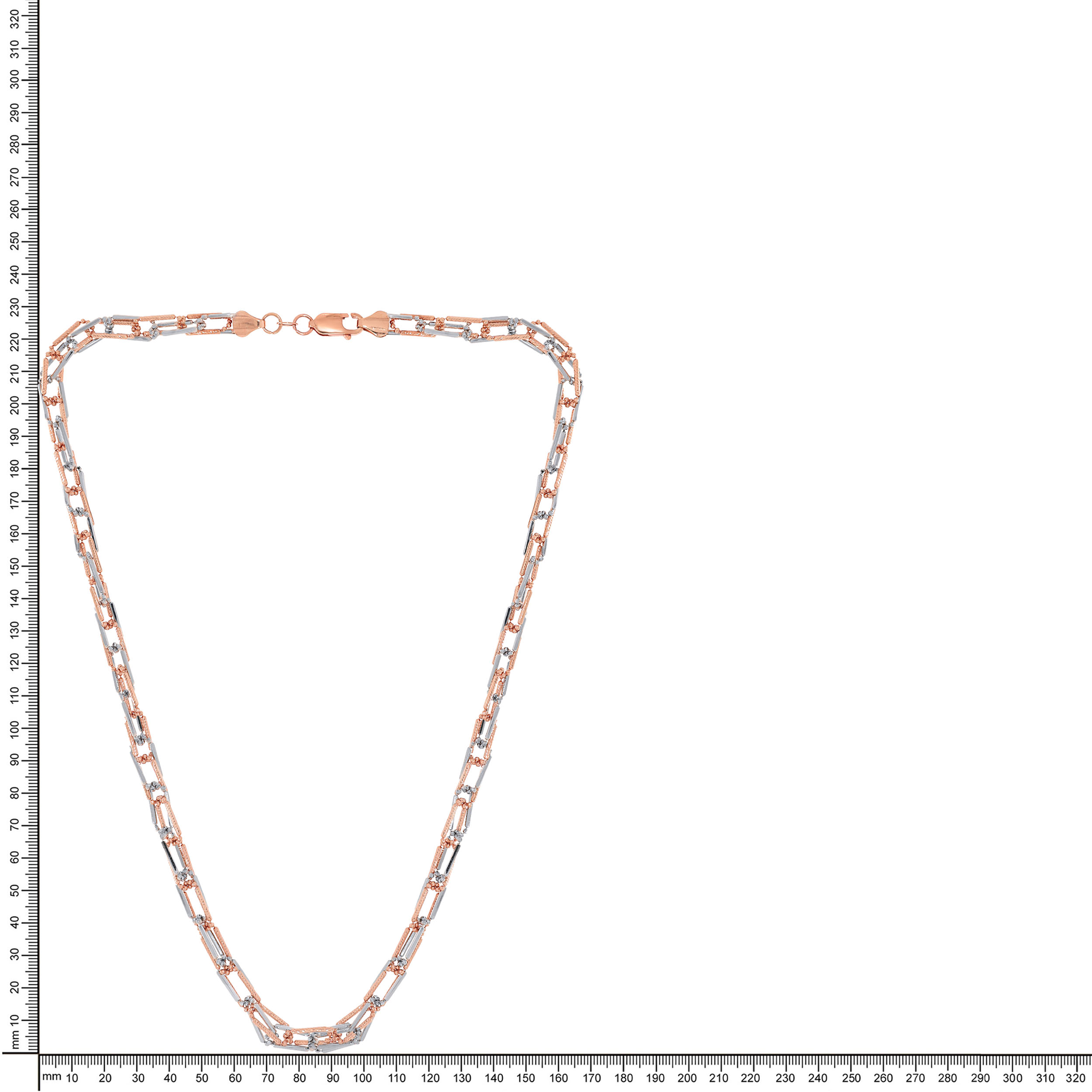 Versatile Overlaps Unisex Gold Chain - Senco Gold and Diamonds