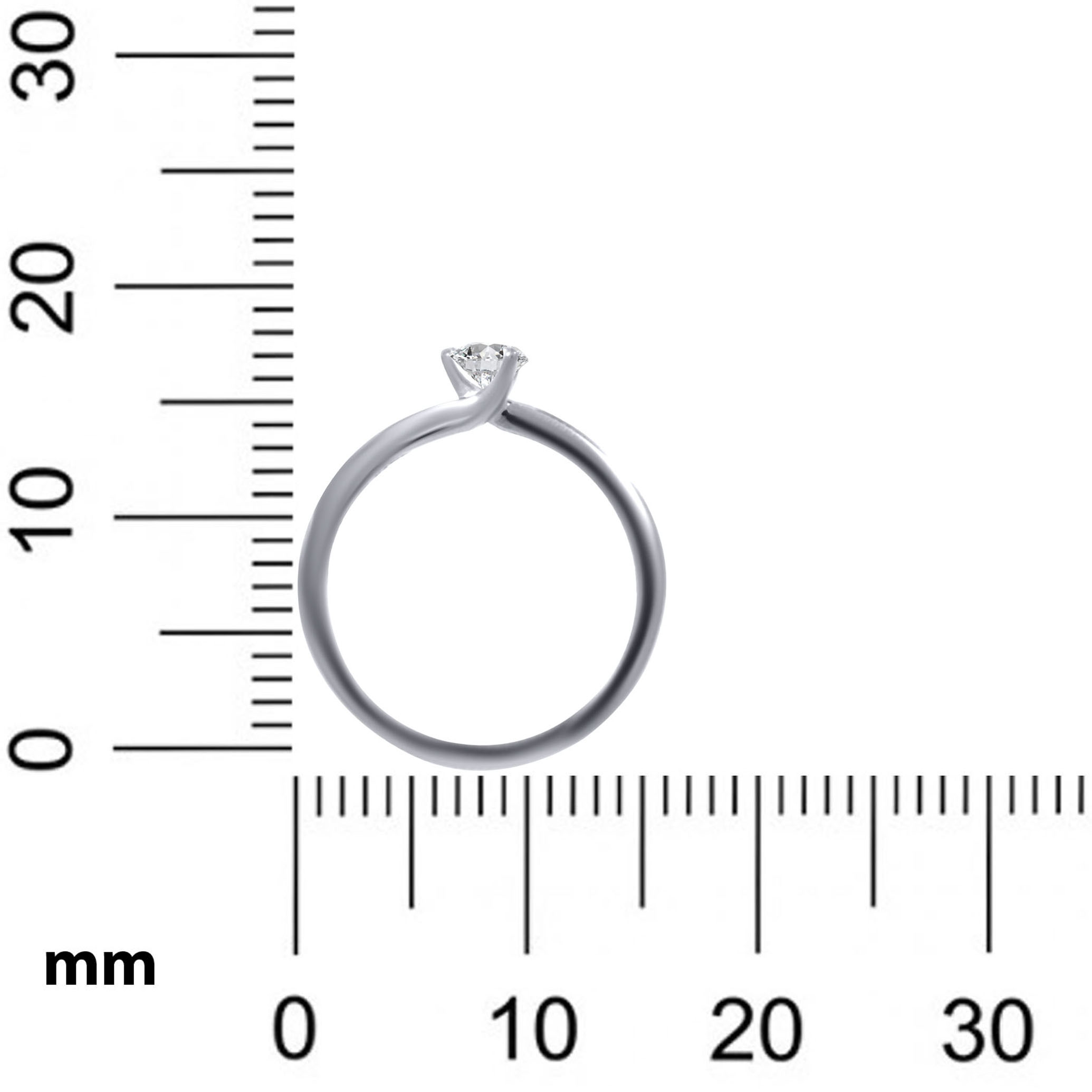 Sleek and Shiny Platinum Ring - Senco Gold and Diamonds