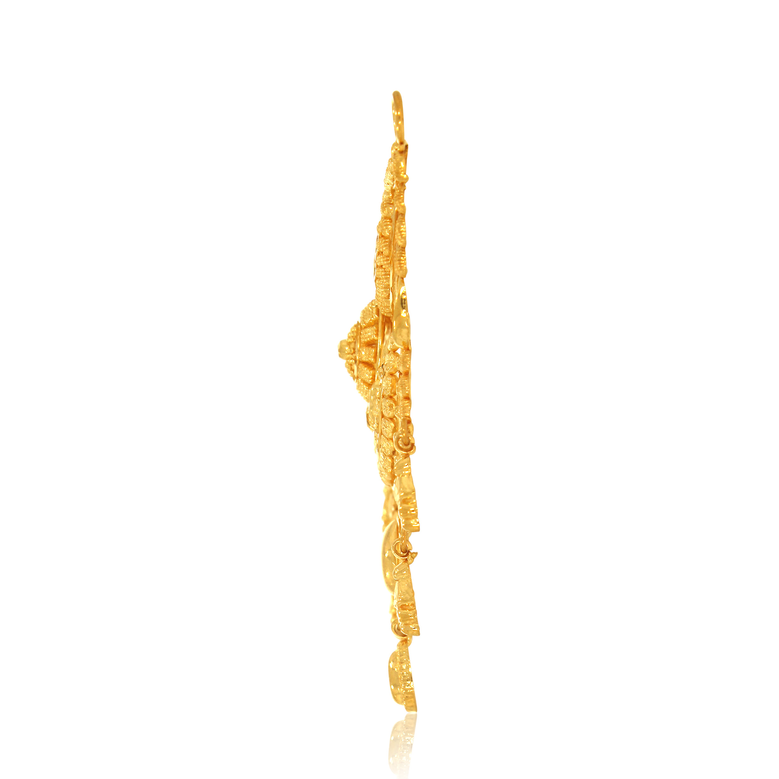 Royal Plume Gold Pendant - Senco Gold and Diamonds