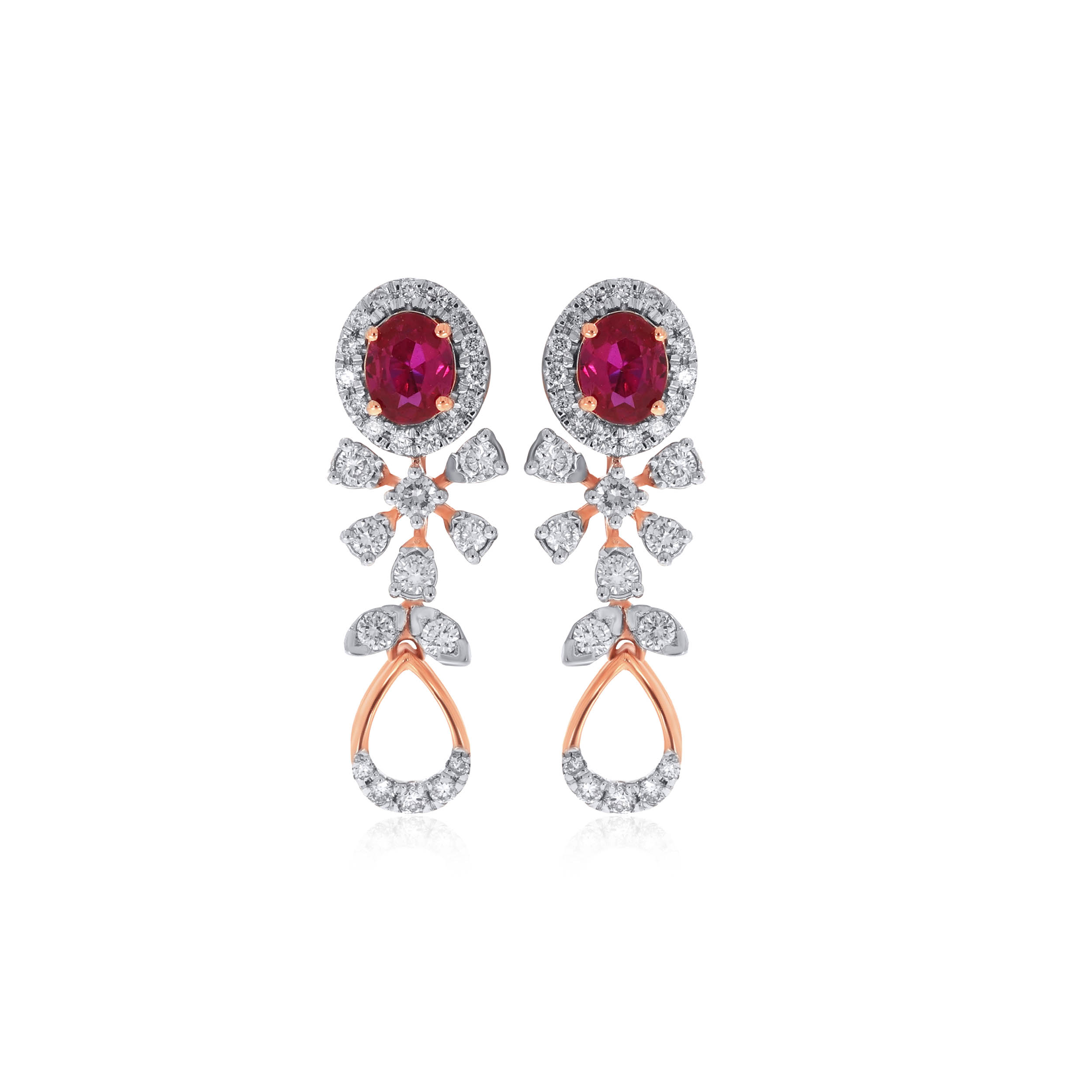 Blessed Vase Diamond Drop Earrings - Senco Gold and Diamonds