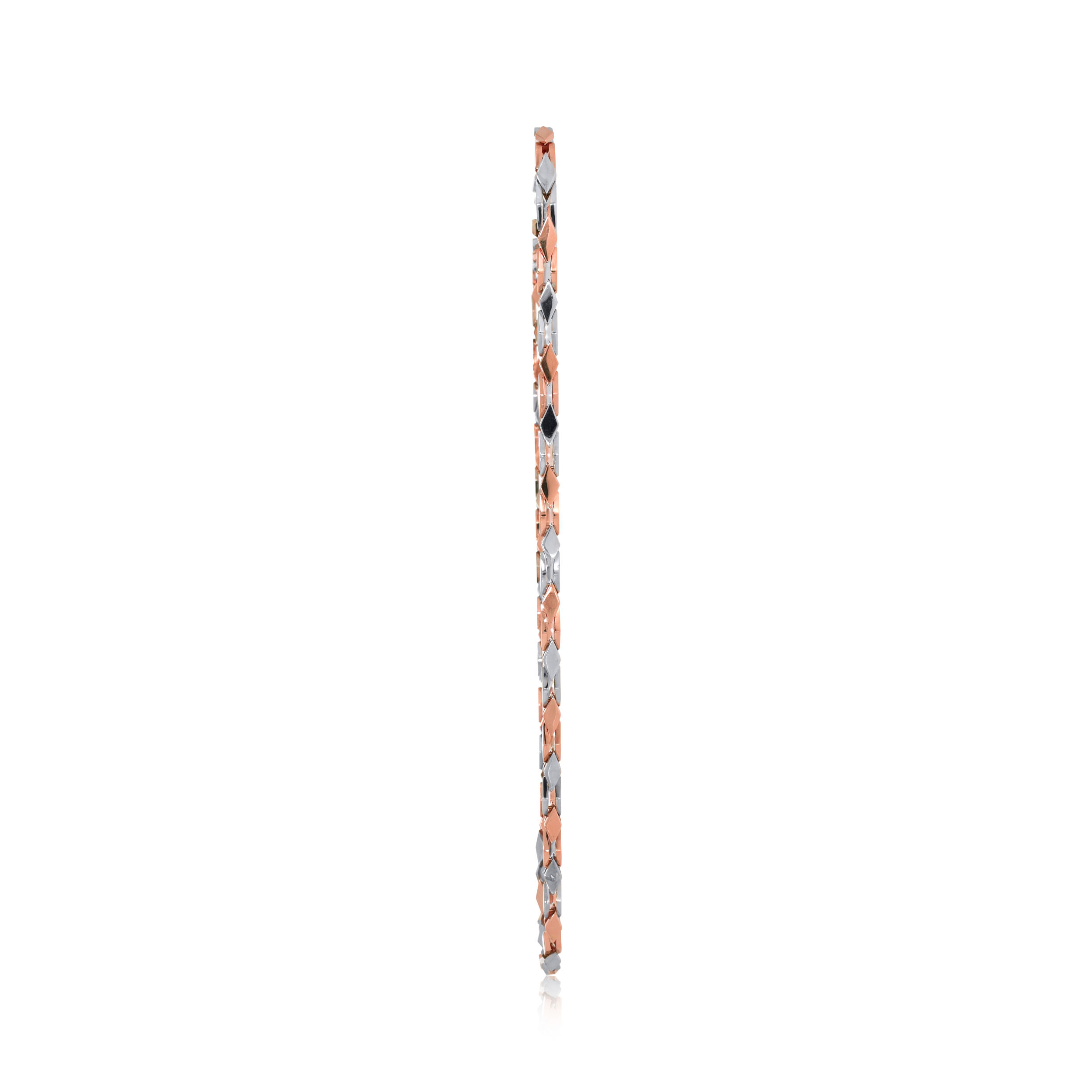 Rhombic Splendour Men Gold Chain - Senco Gold and Diamonds