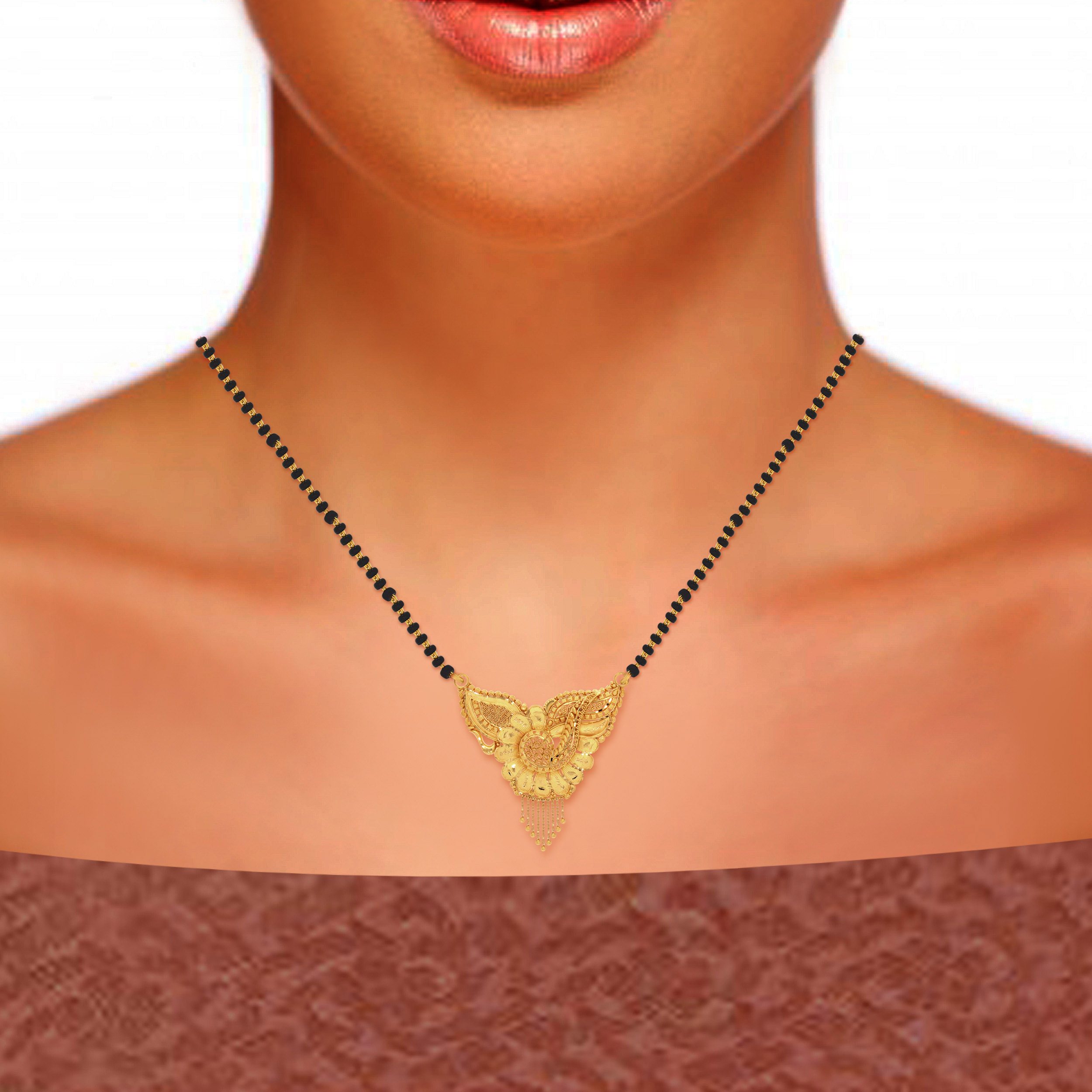 Golden Foliage Gold Pendant - Senco Gold and Diamonds