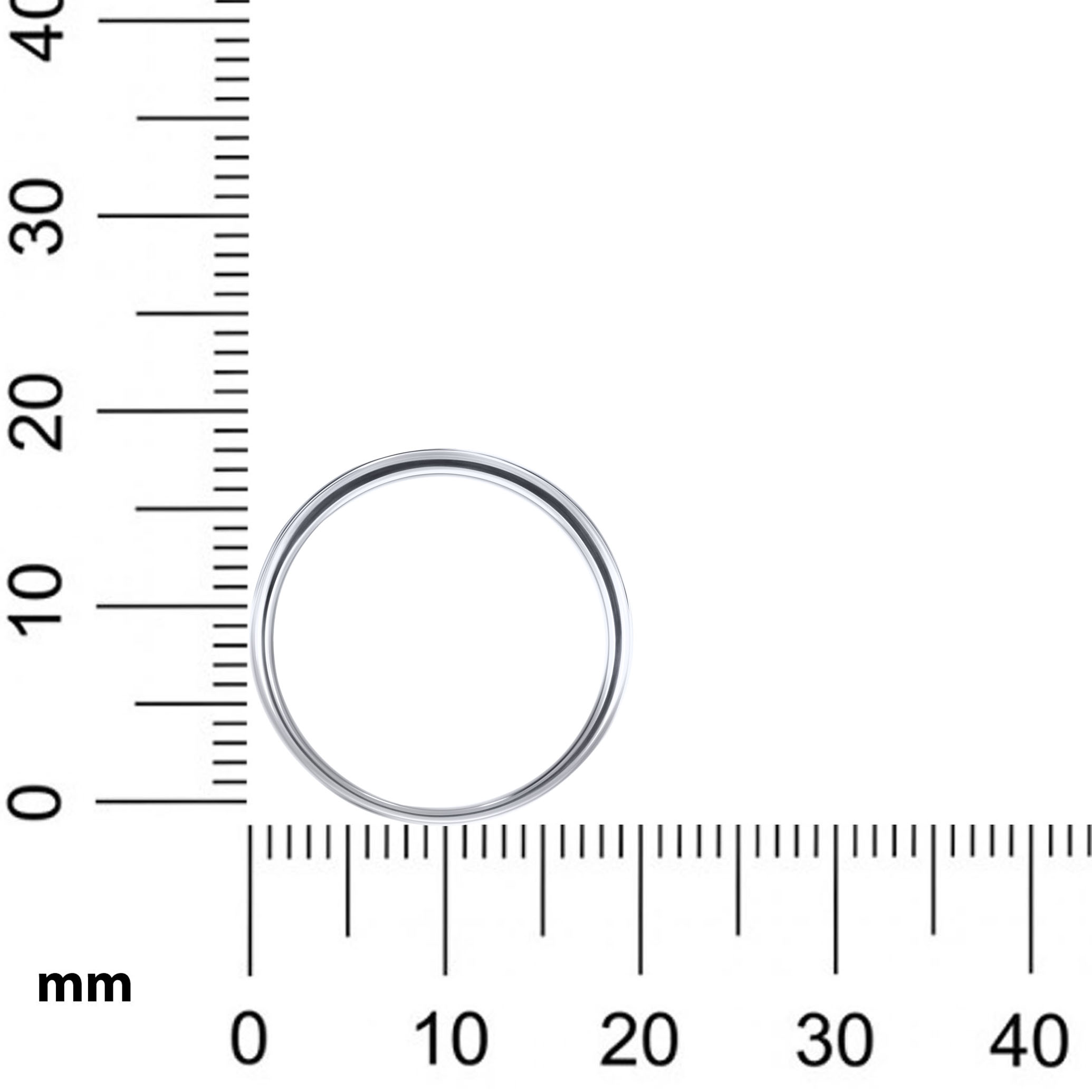 Rough and Tough Men Platinum Band Ring - Senco Gold and Diamonds