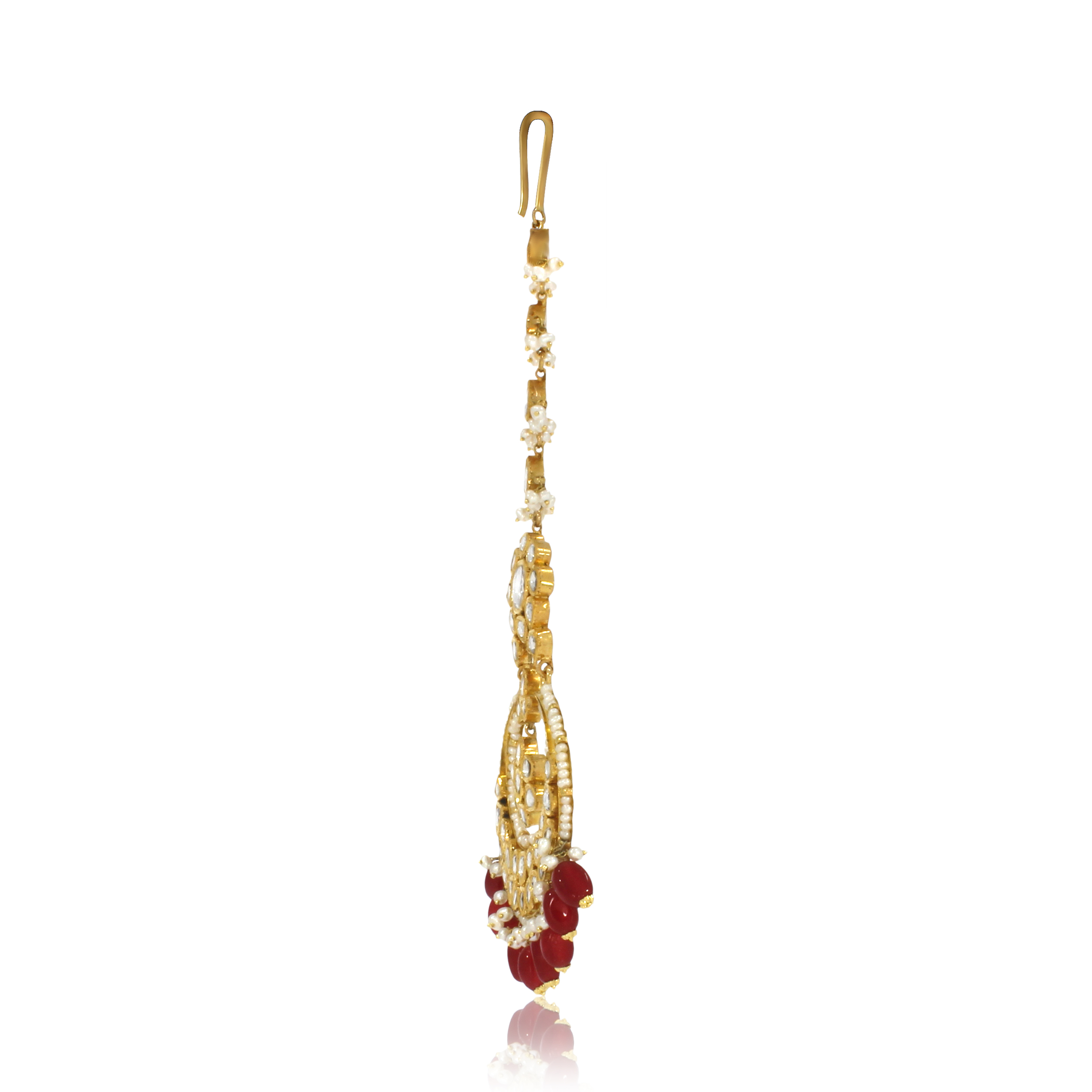 Ravishing Princess Gold Maang Tikka - Senco Gold and Diamonds