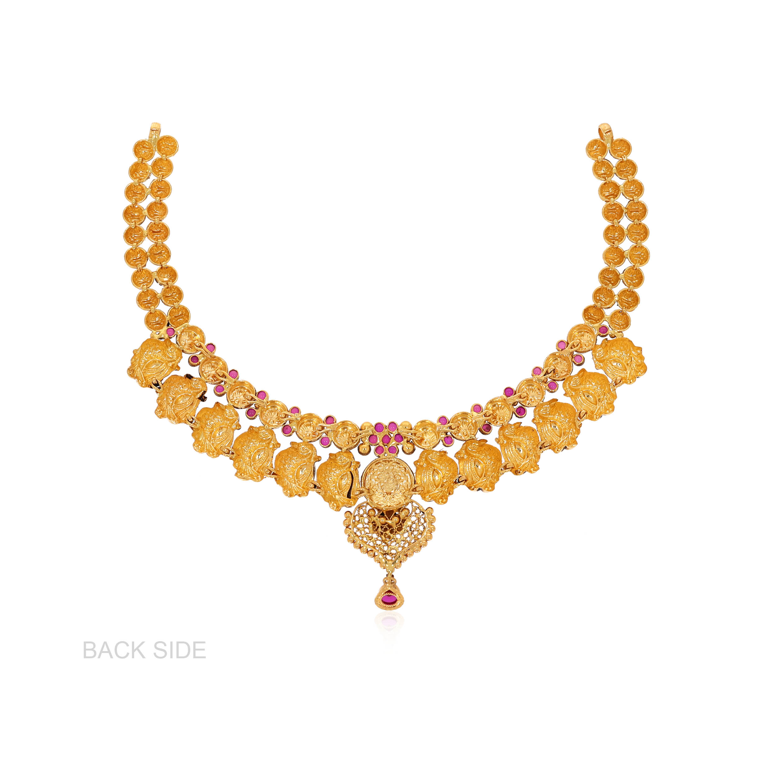 Blessings of Lakshmi Antique Gold Necklace - Senco Gold and Diamonds