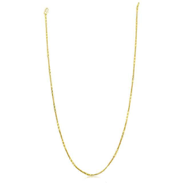 Sleek Vogue Gold Chain - Senco Gold and Diamonds