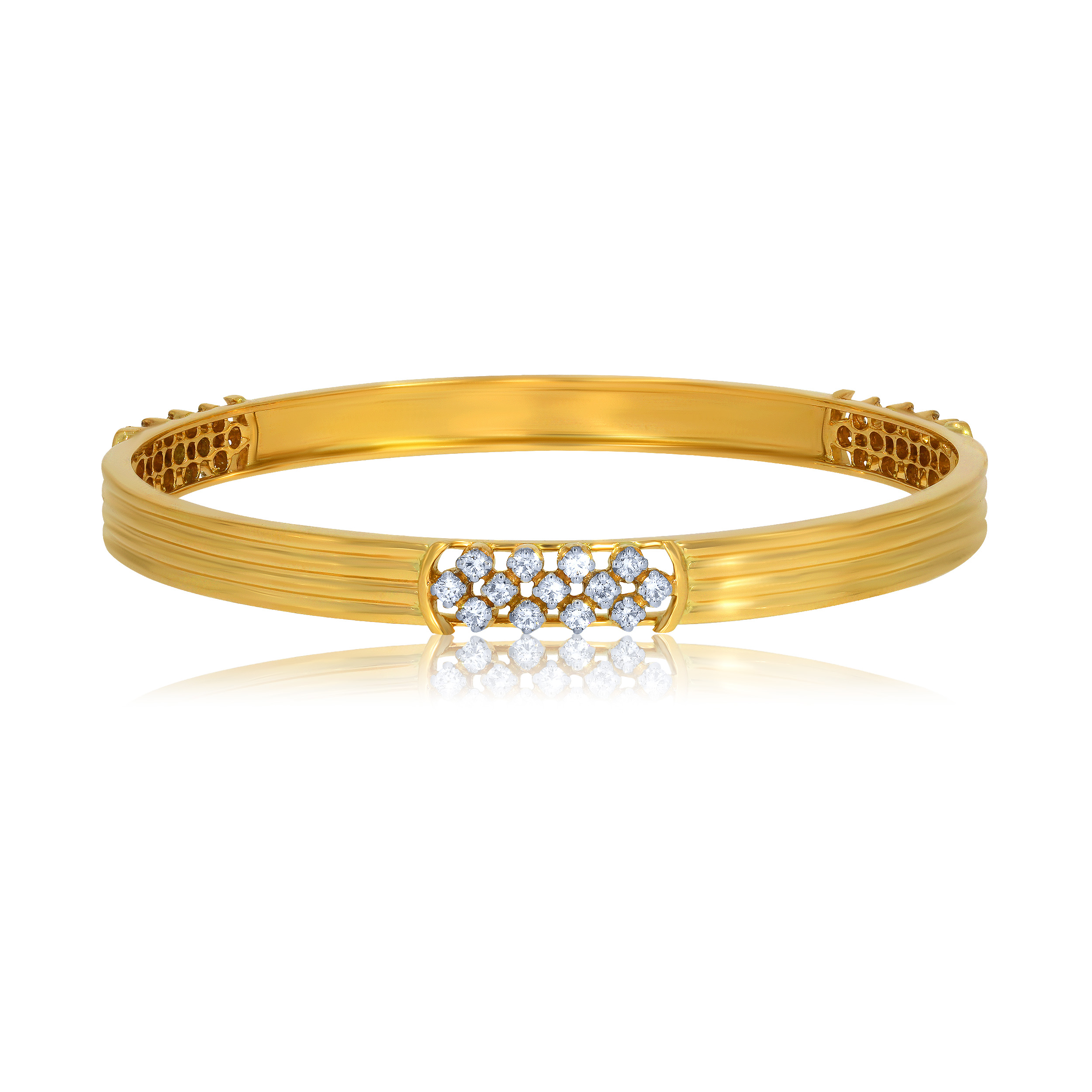 Endearing Diamond Bangle - Senco Gold and Diamonds