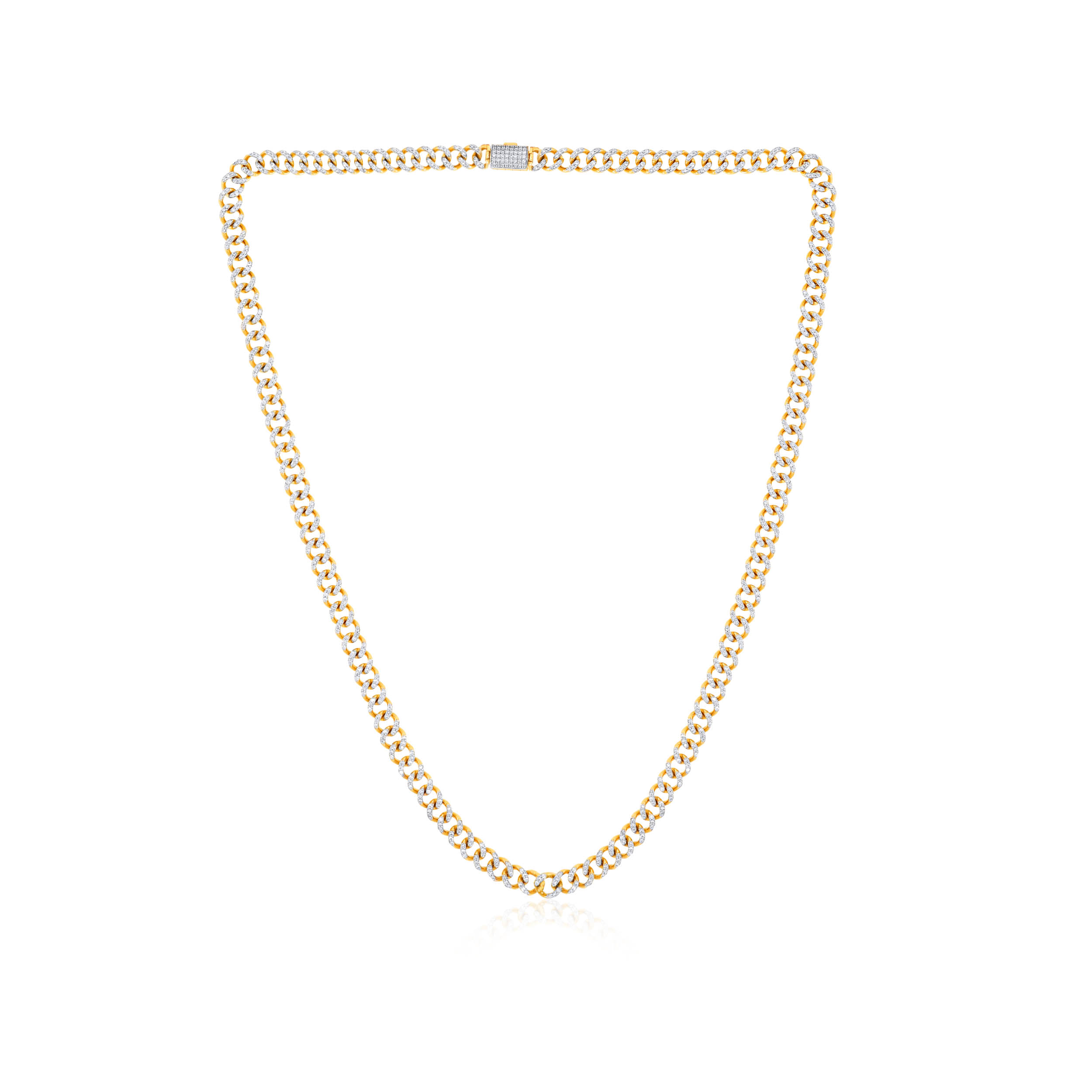Overlapping Radiance Unisex Diamond Chain - Senco Gold and Diamonds