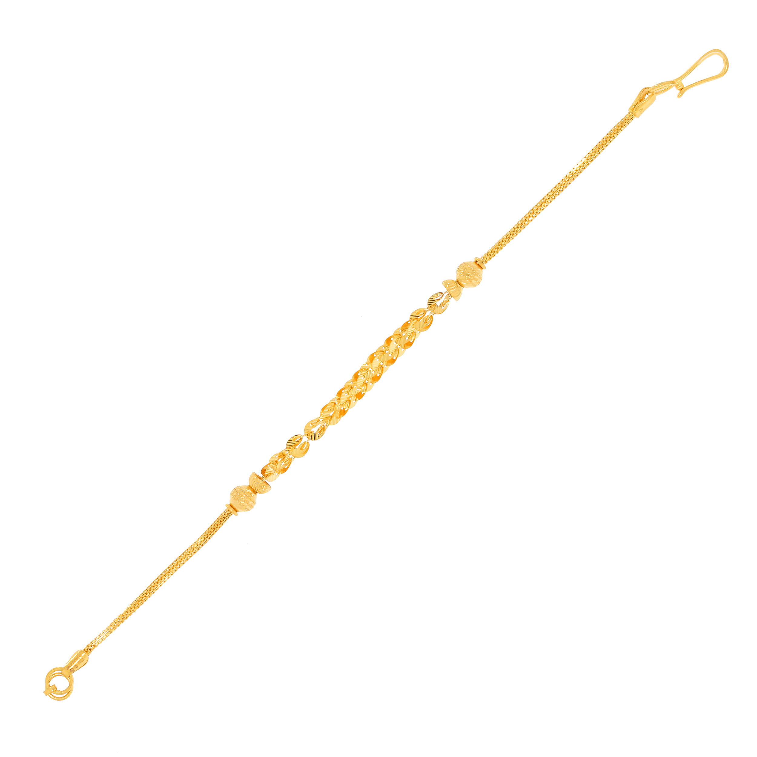 Unique Style Gold Bracelet - Senco Gold and Diamonds