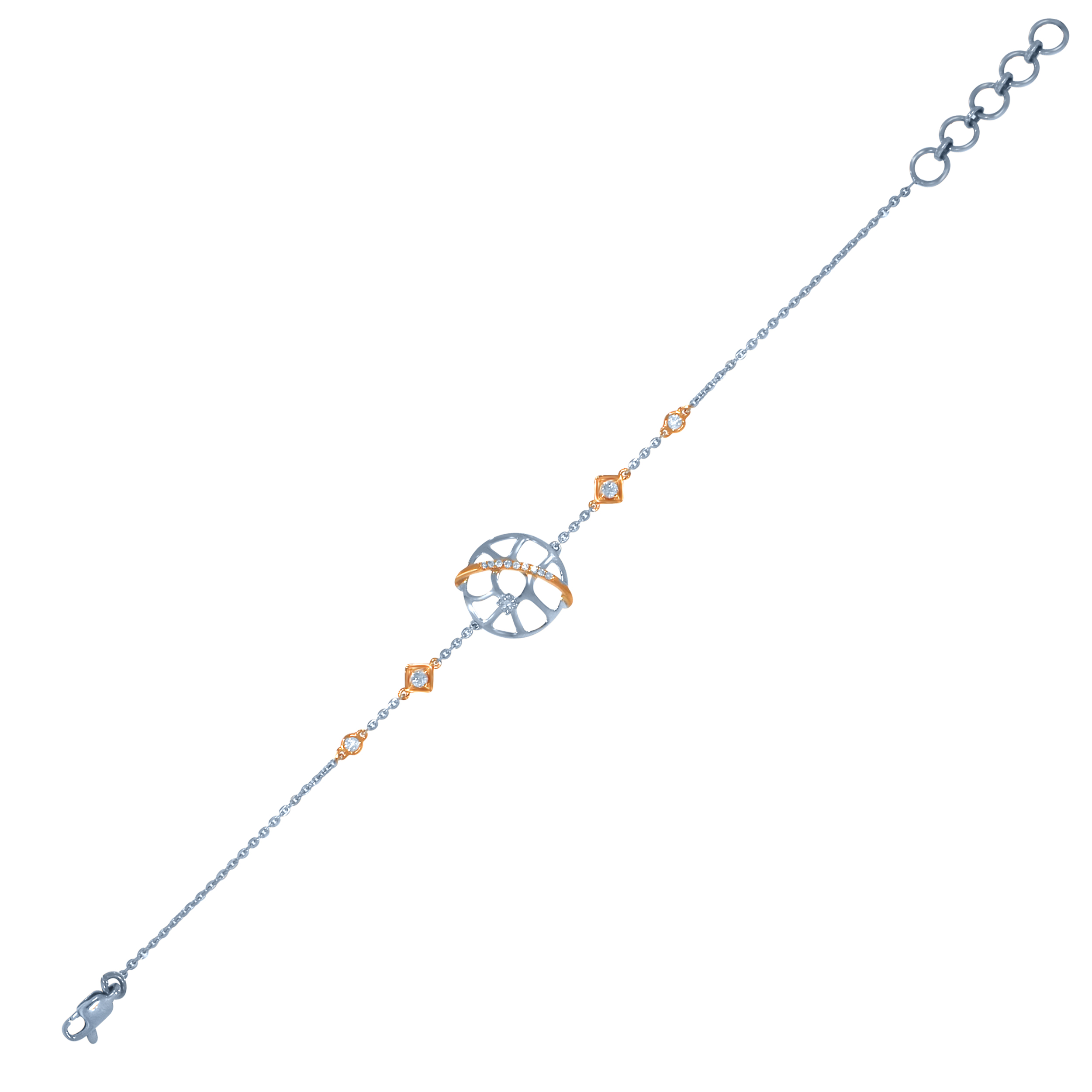 The Universe Platinum Bracelet - Senco Gold and Diamonds