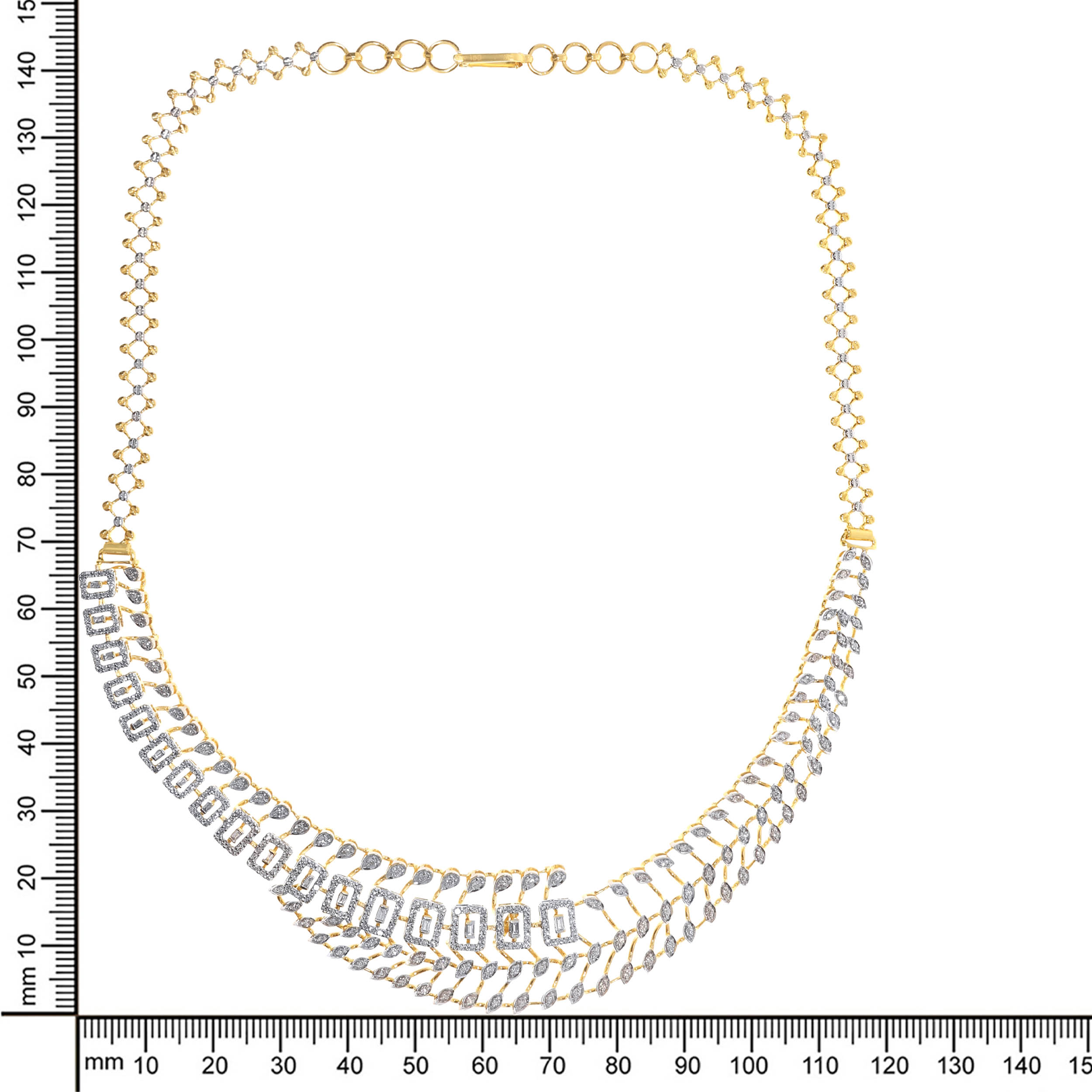 Flowy Petals Diamond Necklace - Senco Gold and Diamonds