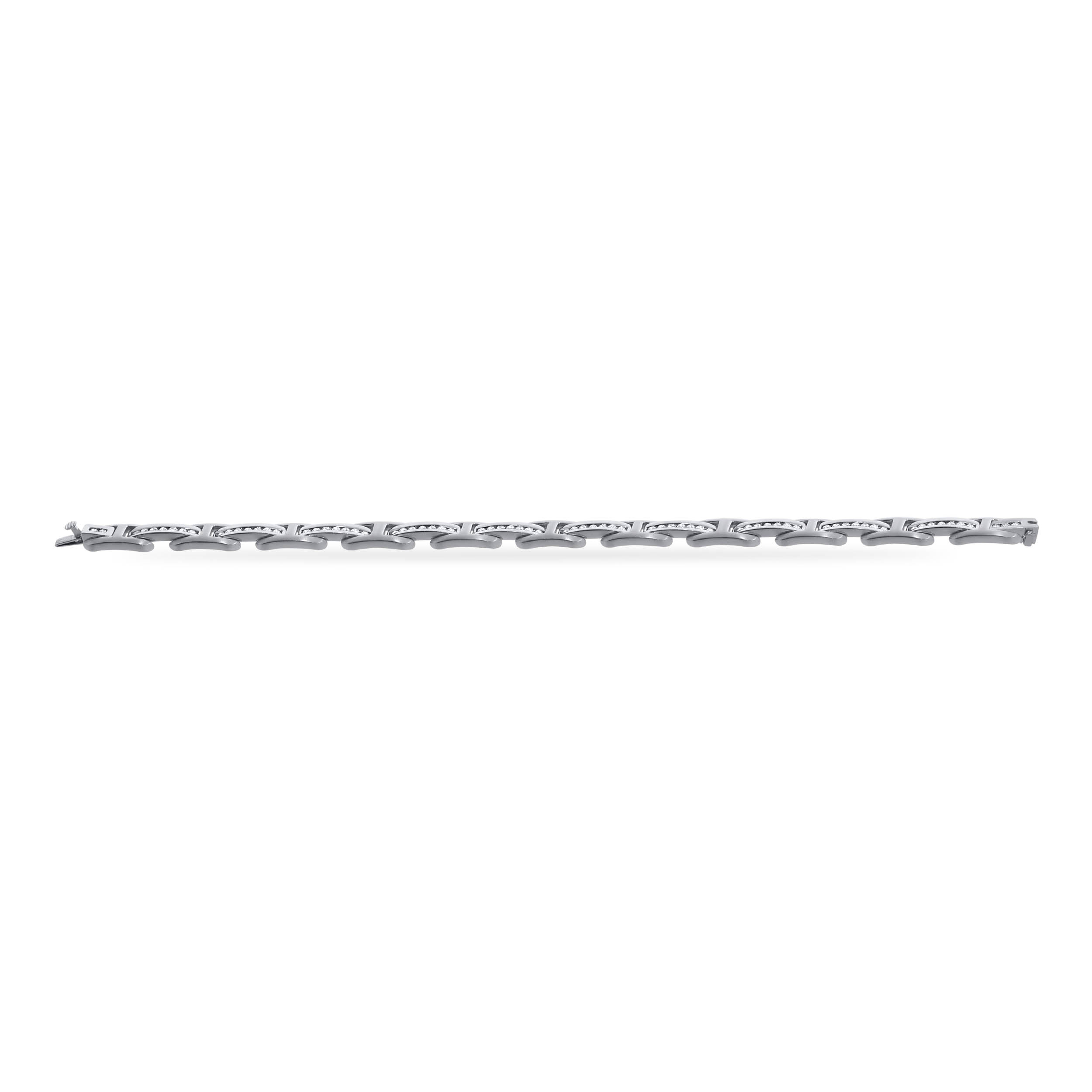 Sleek Twine Men Platinum Wristlet - Senco Gold and Diamonds