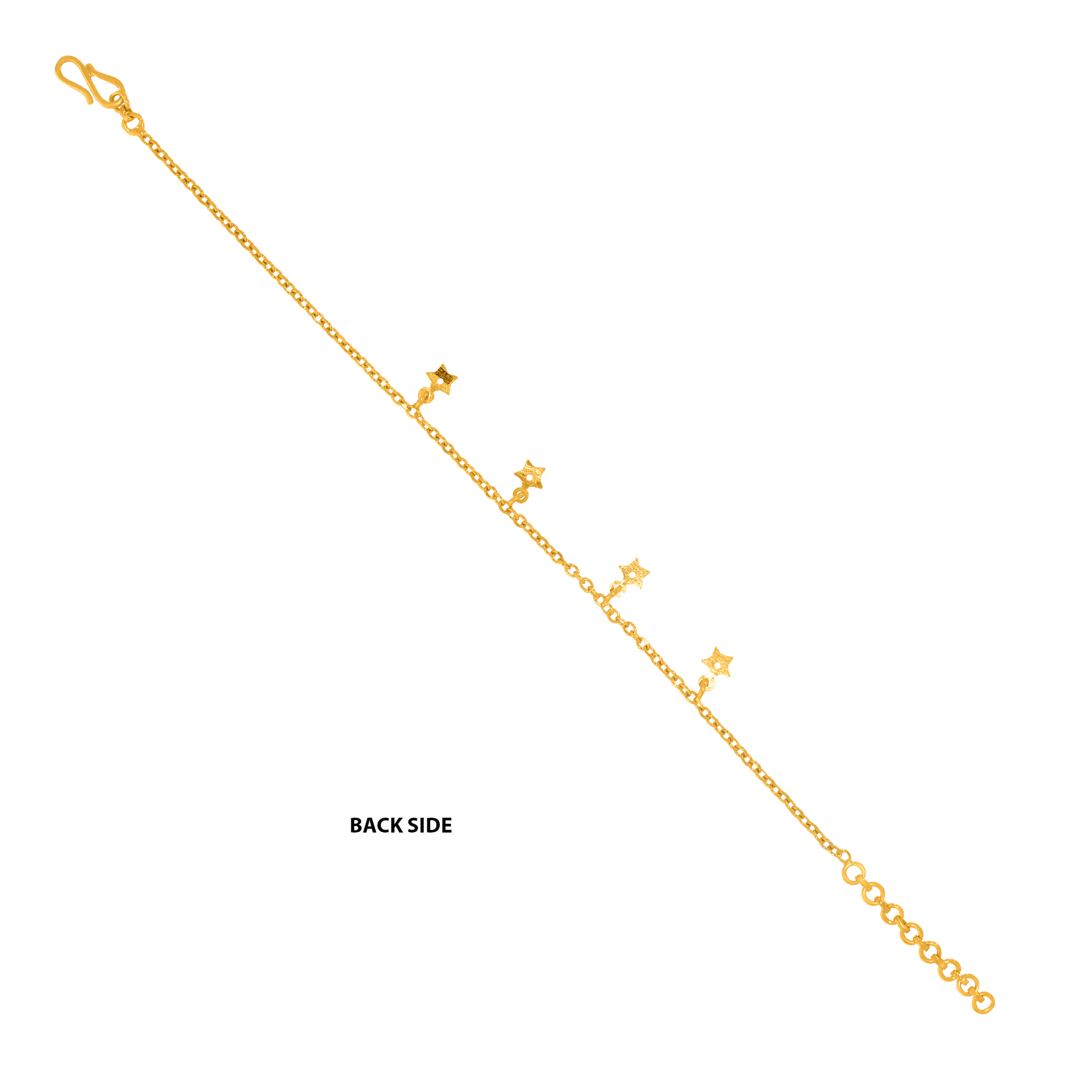 Starry Dangle Gold Bracelet - Senco Gold and Diamonds
