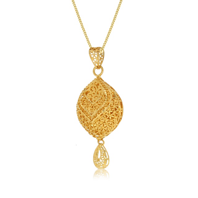 Art Amplified Gold Pendant - Senco Gold and Diamonds