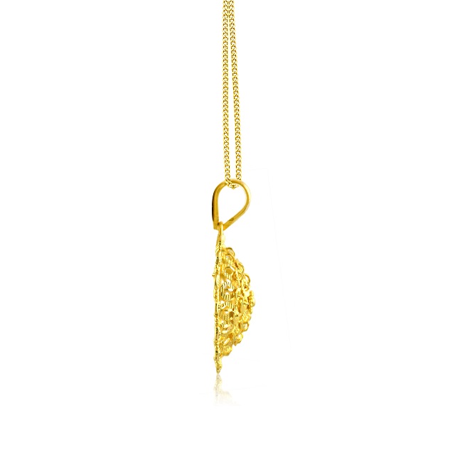 Majestic Sphere Gold Pendant - Senco Gold and Diamonds