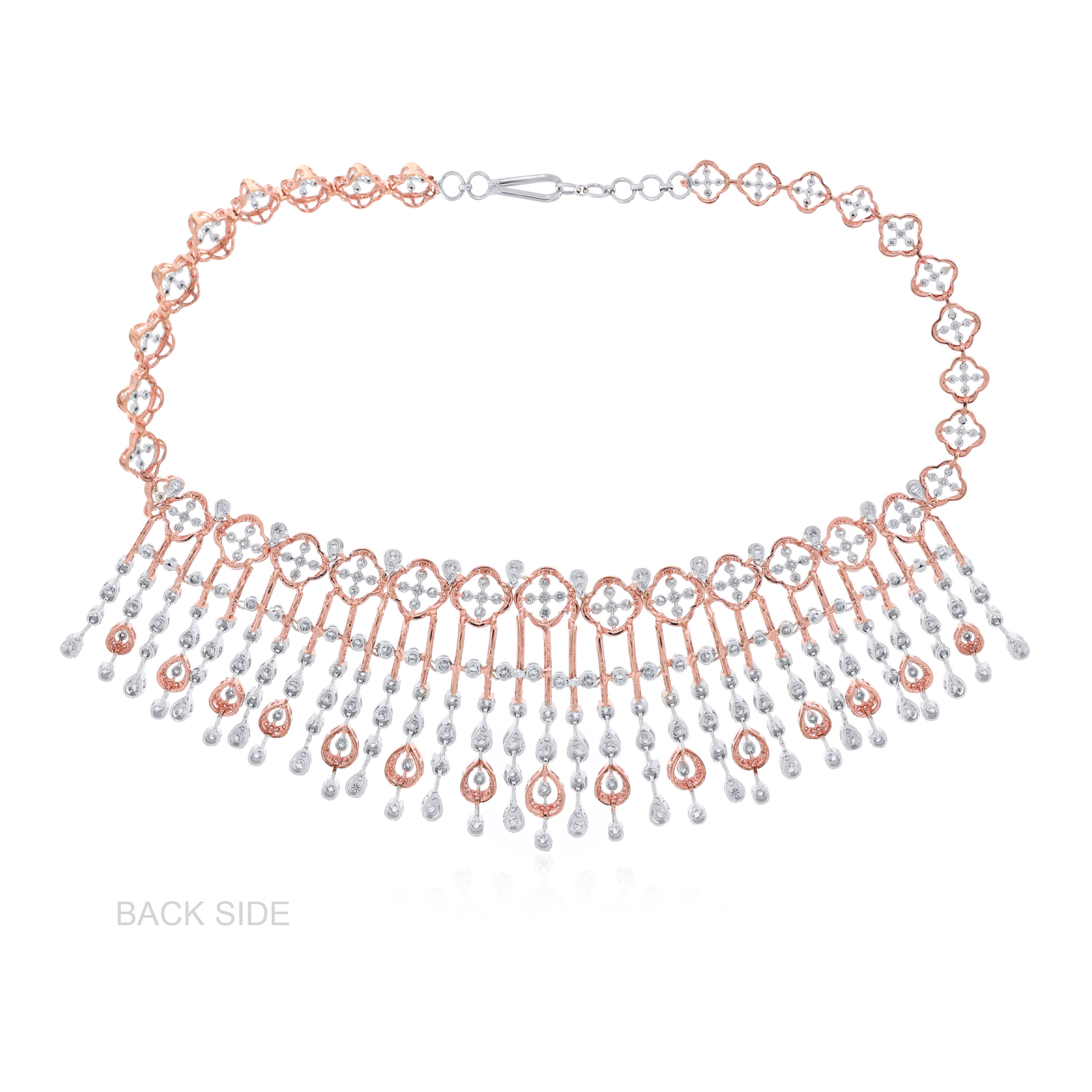 Drops of Elegance Diamond Choker Necklace - Senco Gold and Diamonds