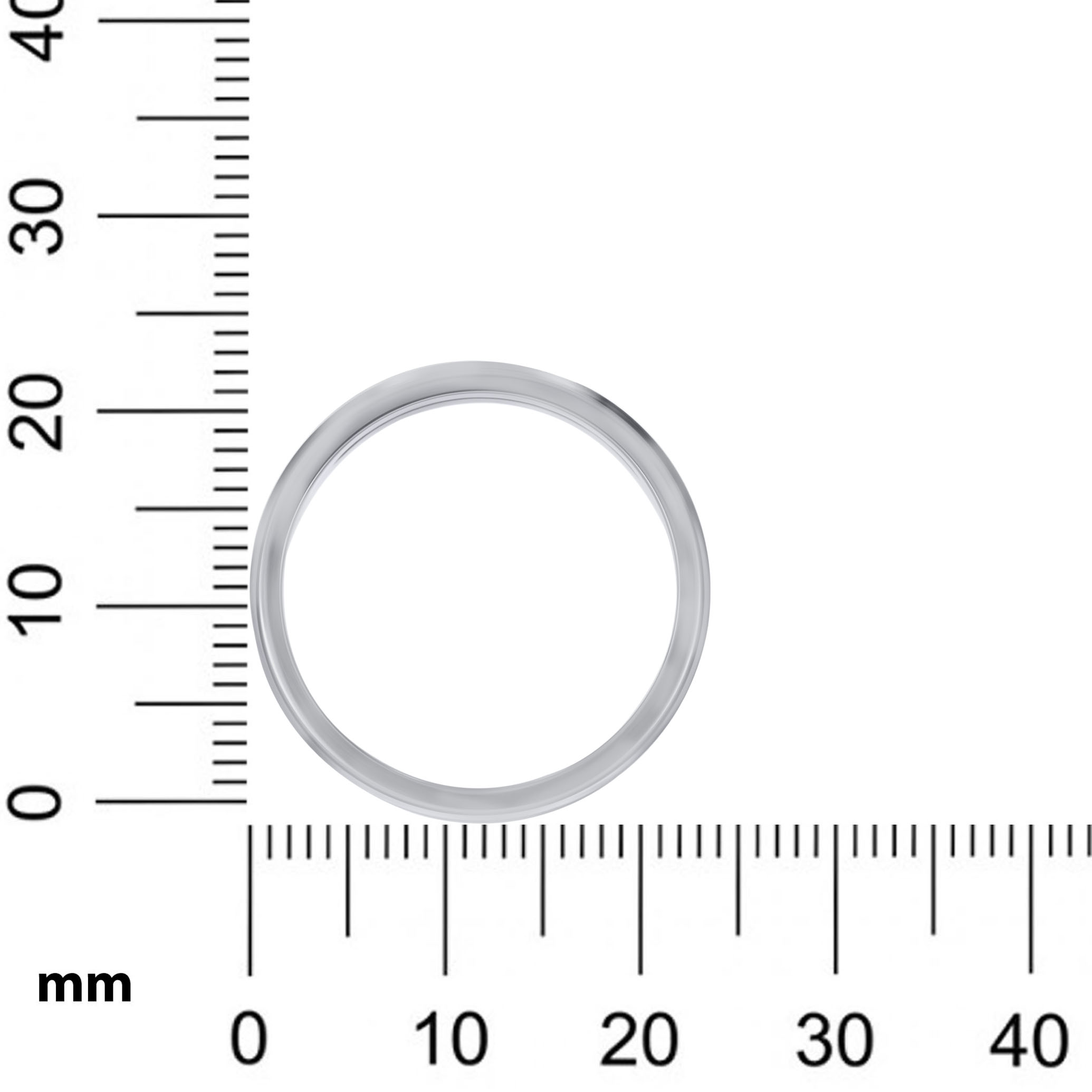 Bewitching Waterfall Men Platinum Band Ring - Senco Gold and Diamonds