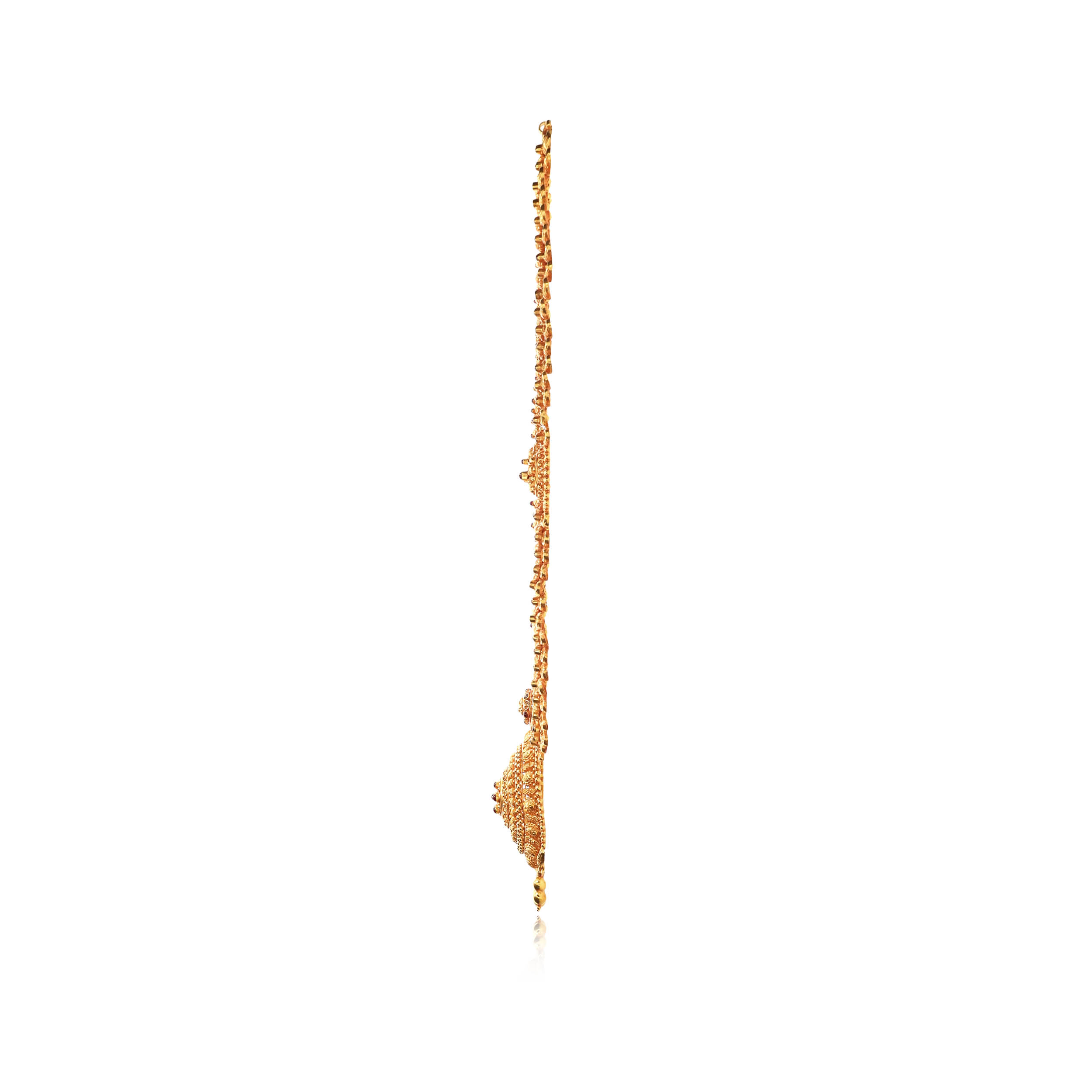 Magnificent Bloom Antique Gold Necklace - Senco Gold and Diamonds