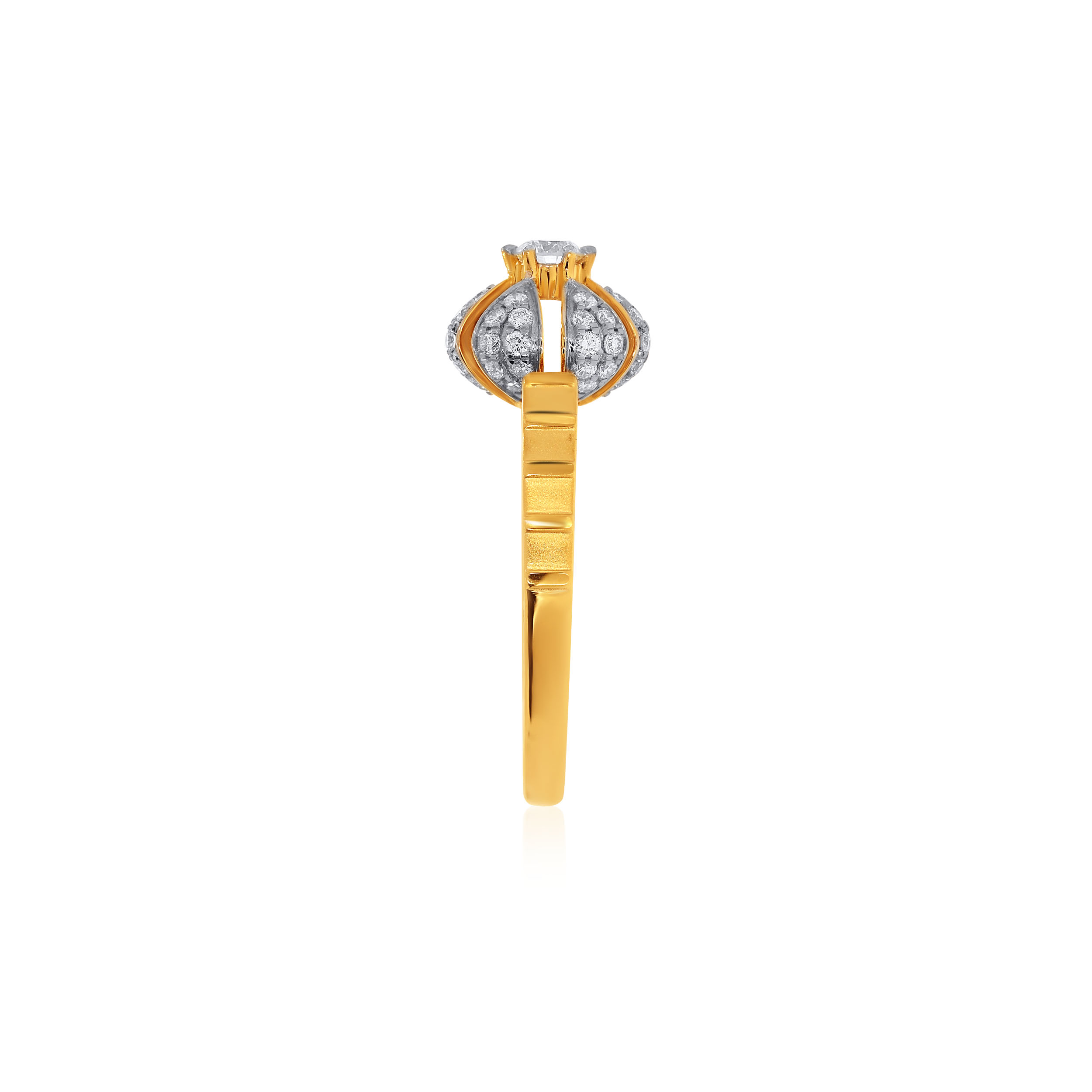 Adorable Bloom Solitaire Ring - Senco Gold and Diamonds